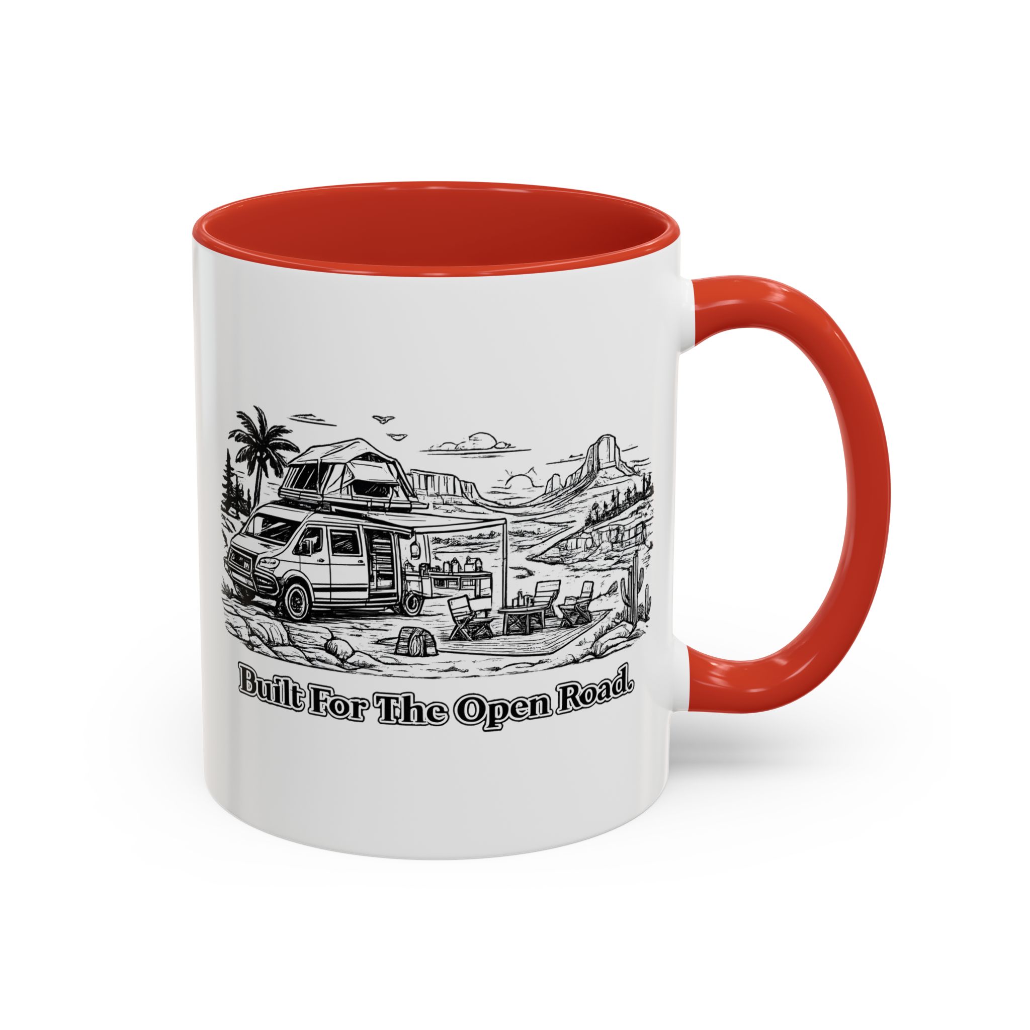 5057812205749884232_2048.jpeg Accent Coffee Mug (11, 15oz) — "Built For The Open Road" Design Minimal-Line