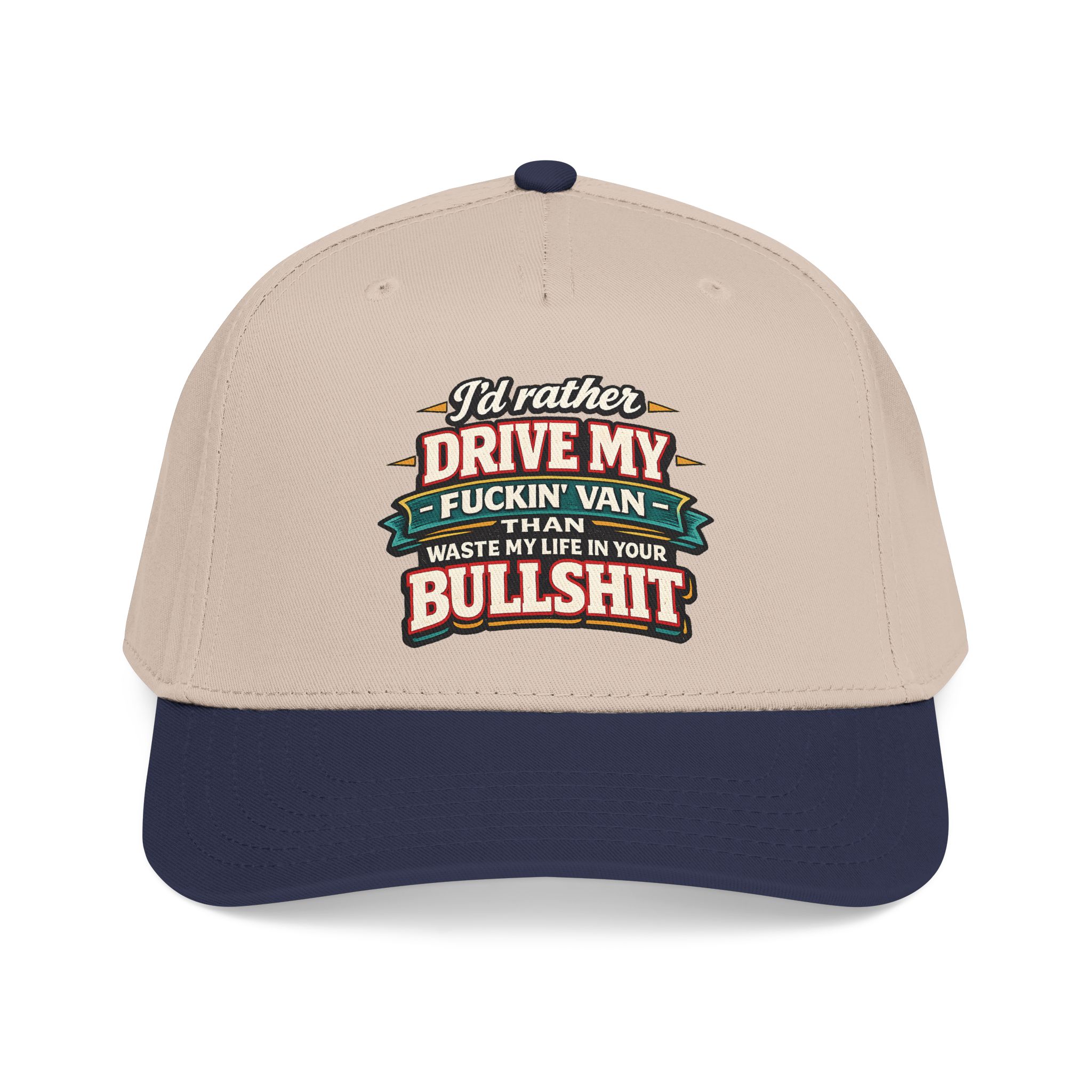 Baseball Cap - "I´d Rather Drive My Fucking Van" Design F**K-Line