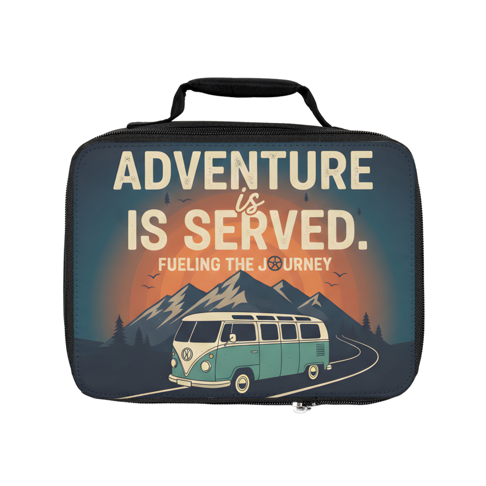 Adventure Lunch Bag — Retro Camper Insulated Lunchbox