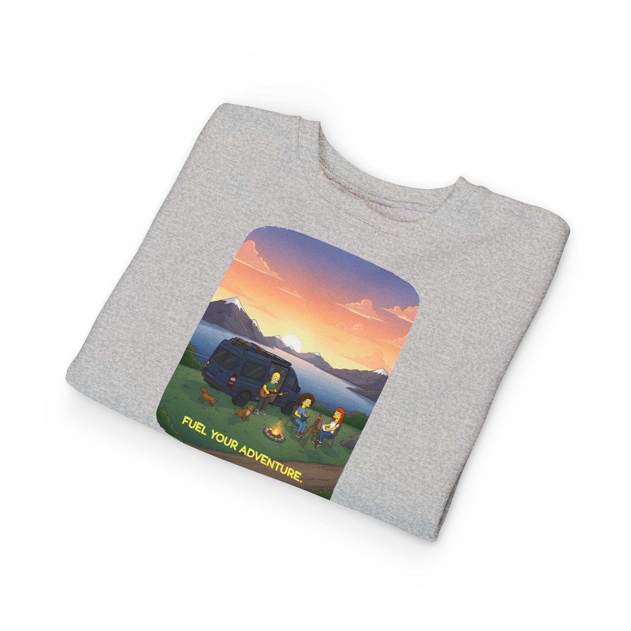 Toddler Sweatshirt - "Fuel Your Adventure" (Design Sitcom-Line)