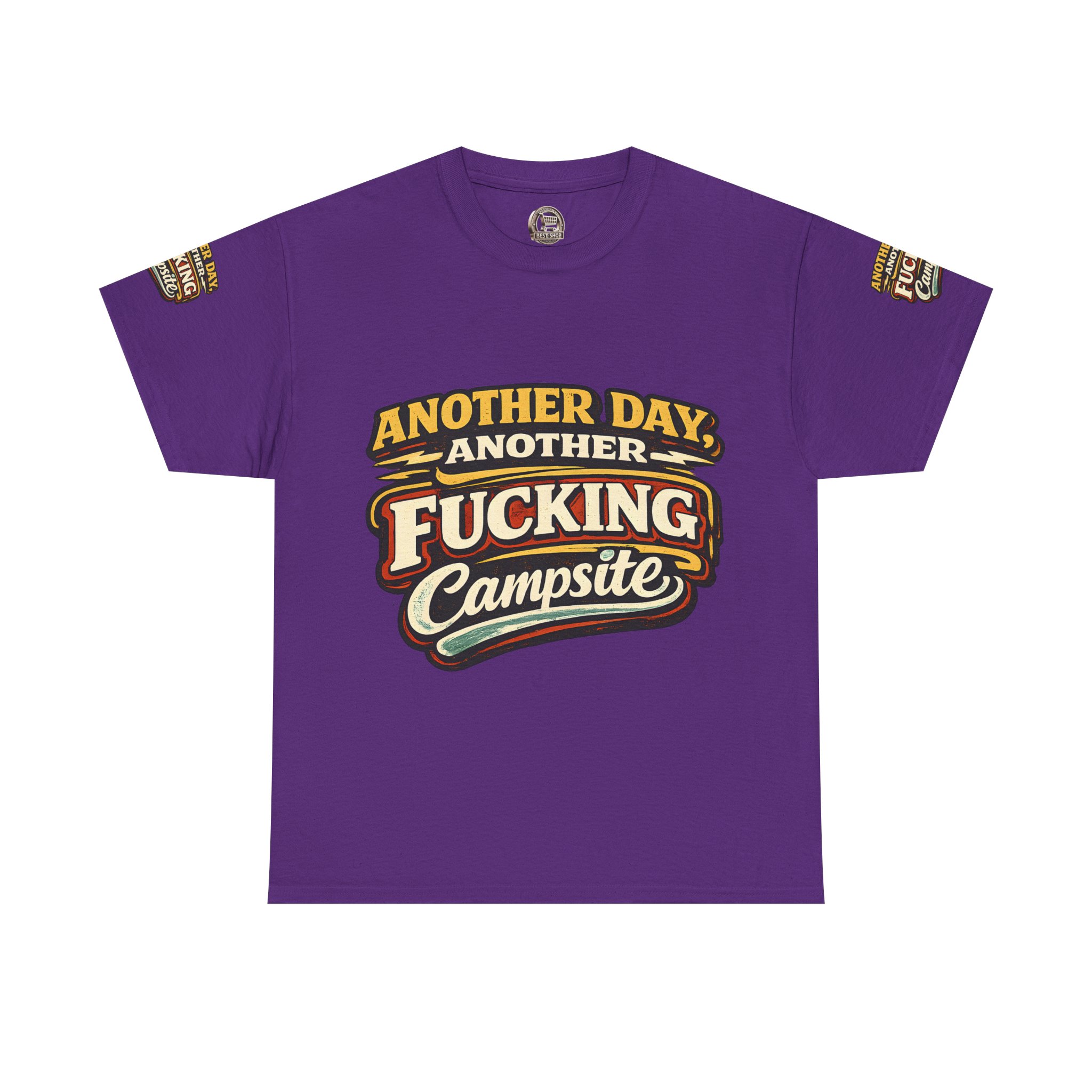 Unisex Heavy Cotton Tee — "Another Day" Design F**K-Line
