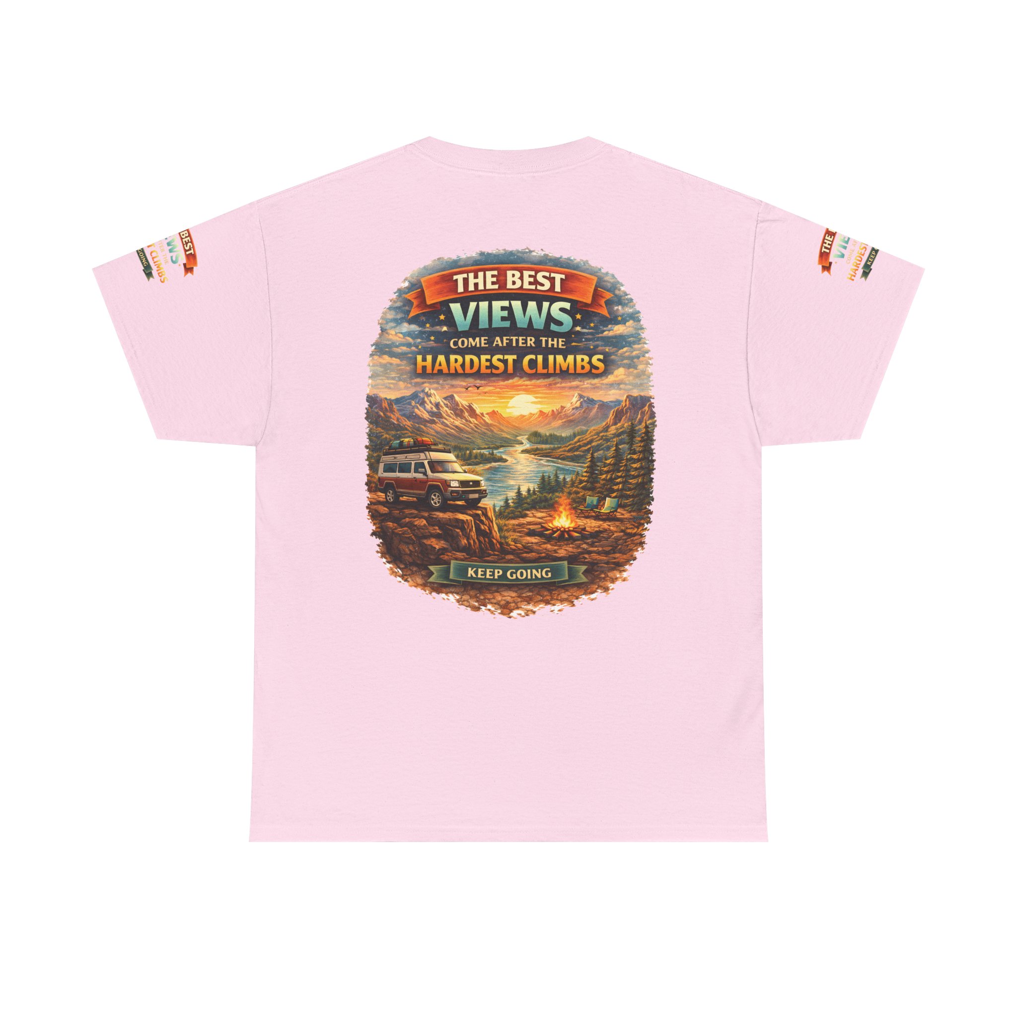 5090762305194620552_2048.jpeg Unisex Heavy Cotton Tee — "The Best Views" Design Scenic-Line
