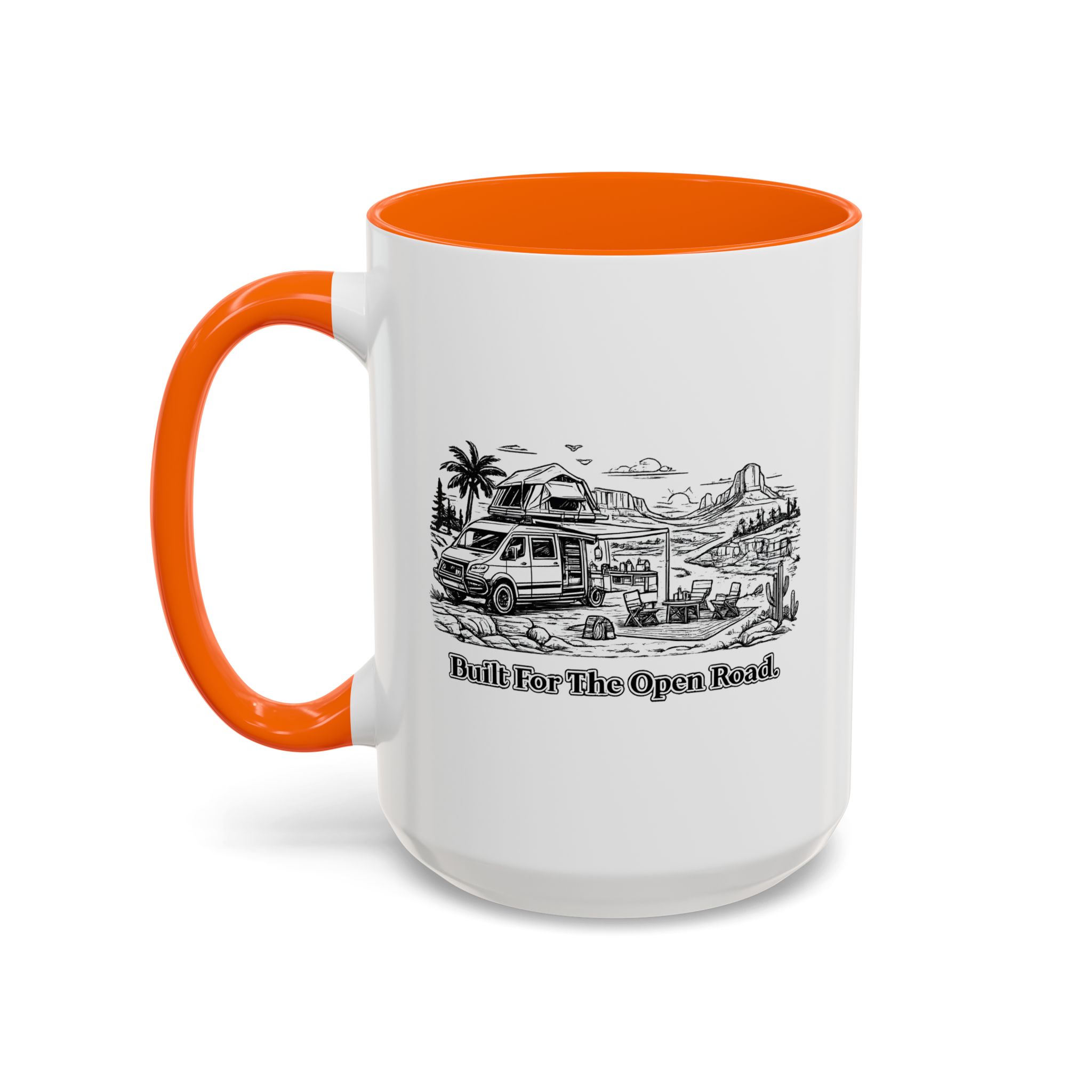 5135689146460052072_2048.jpeg Accent Coffee Mug (11, 15oz) — "Built For The Open Road" Design Minimal-Line