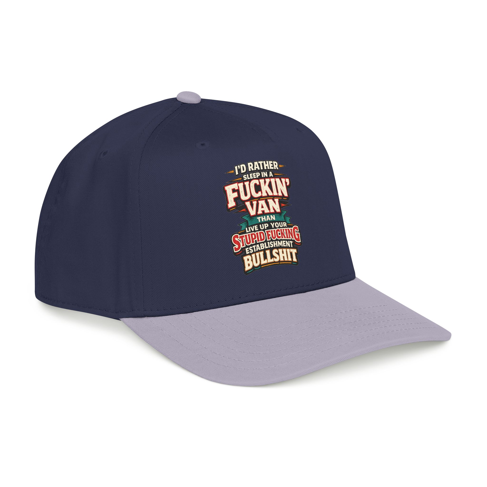 Baseball Cap - "I´d Rather Sleep in A Fucking Van" Design F**K-Line