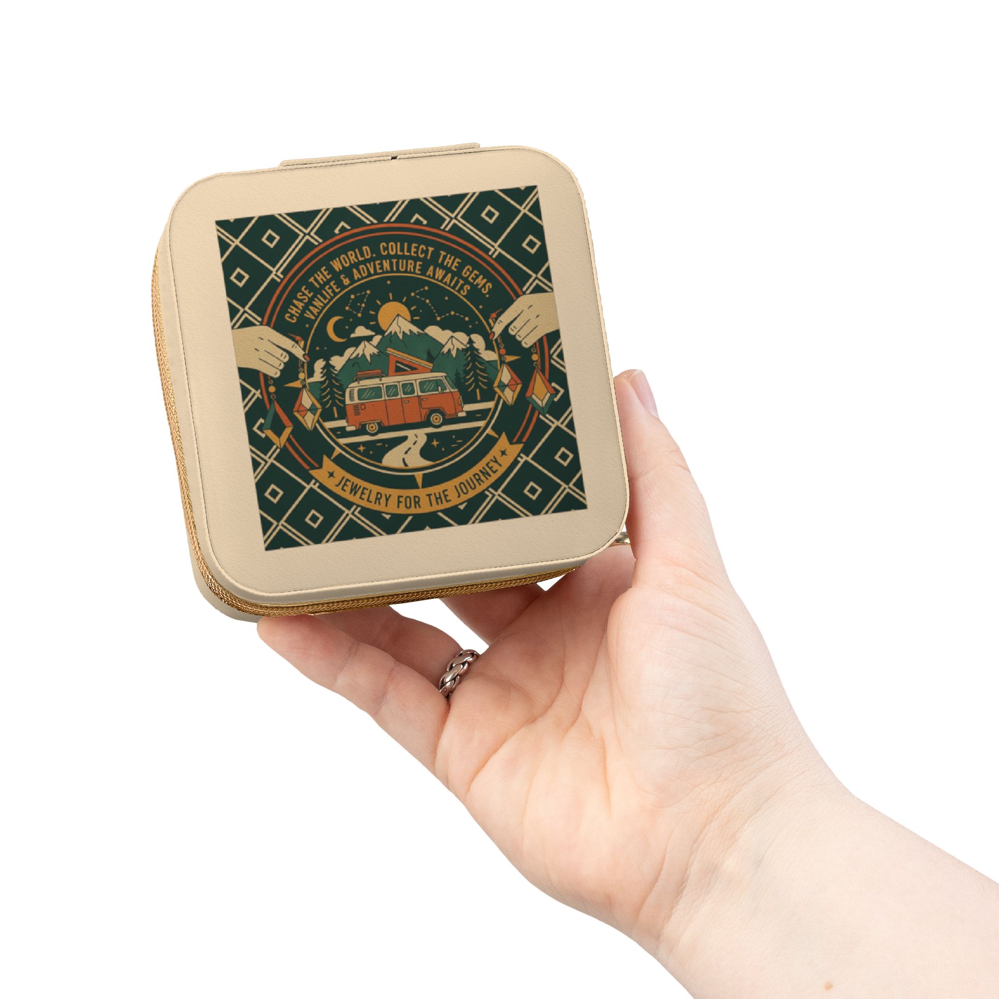 Jewelry Travel Case – Compact Organizer for Rings, Necklaces & Earrings