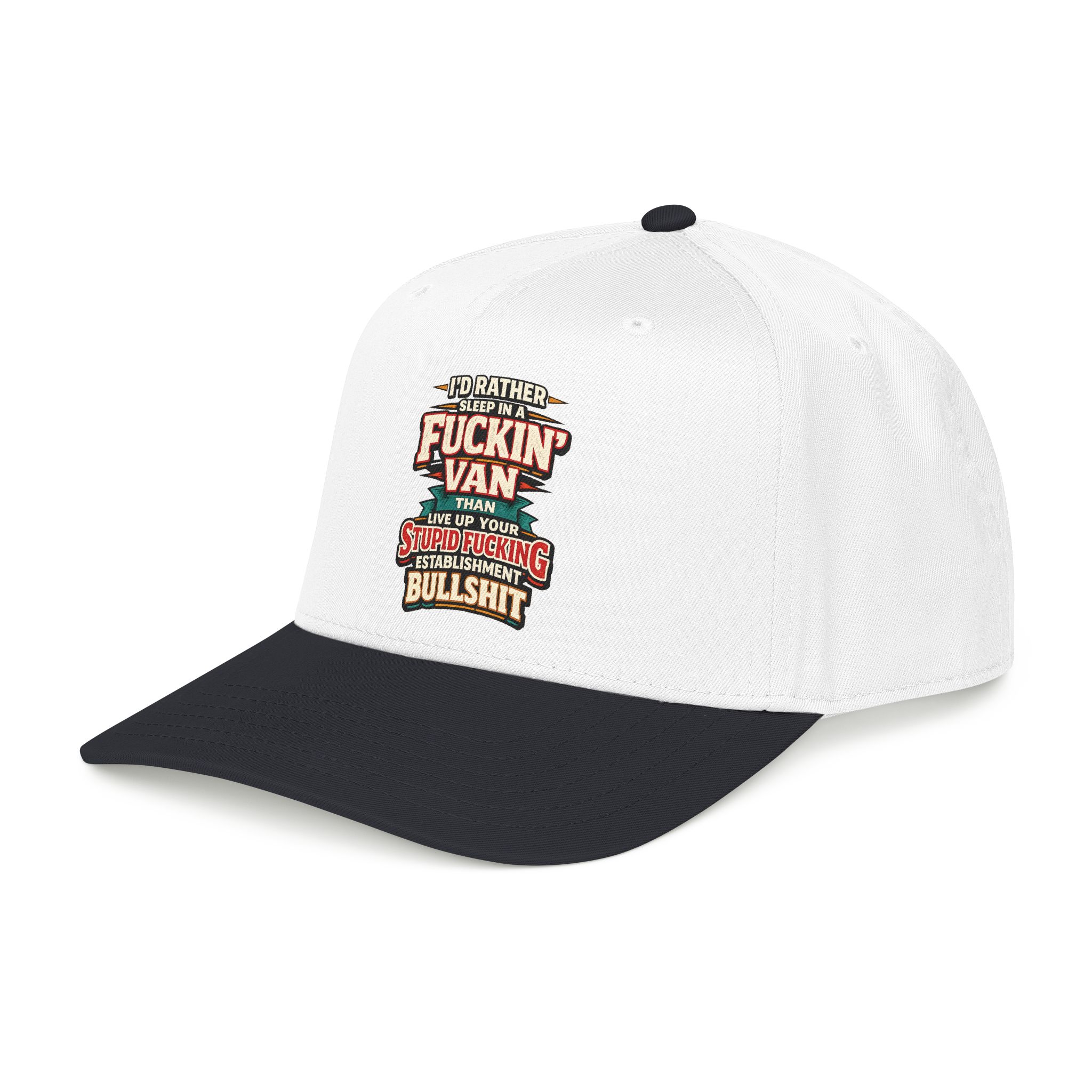 Baseball Cap - "I´d Rather Sleep in A Fucking Van" Design F**K-Line