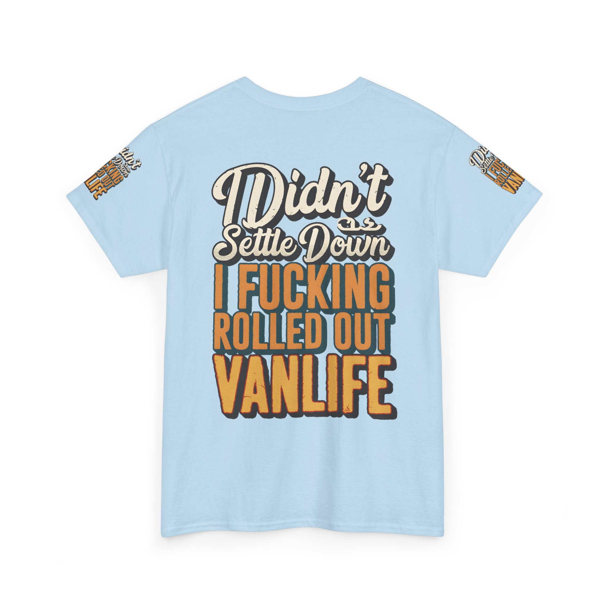 5189018739031051216_2048.jpeg Unisex Heavy Cotton Tee — "Dind´t Settle Down" Design F**K-Line