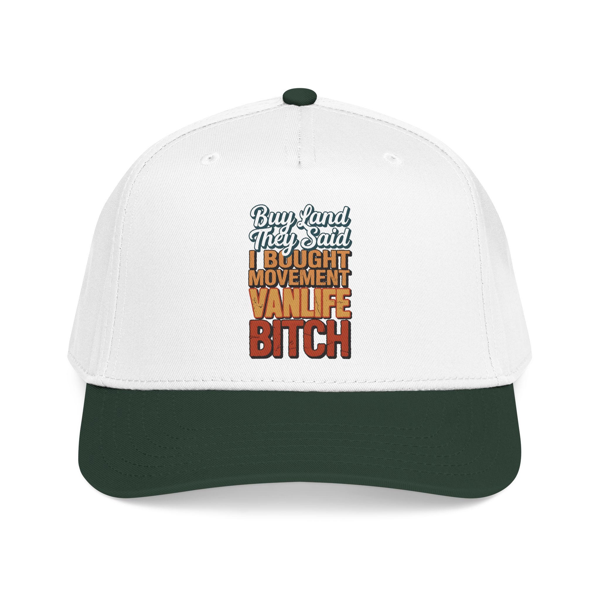 Baseball Cap - "Buy Land They Said" Design F**K-Line