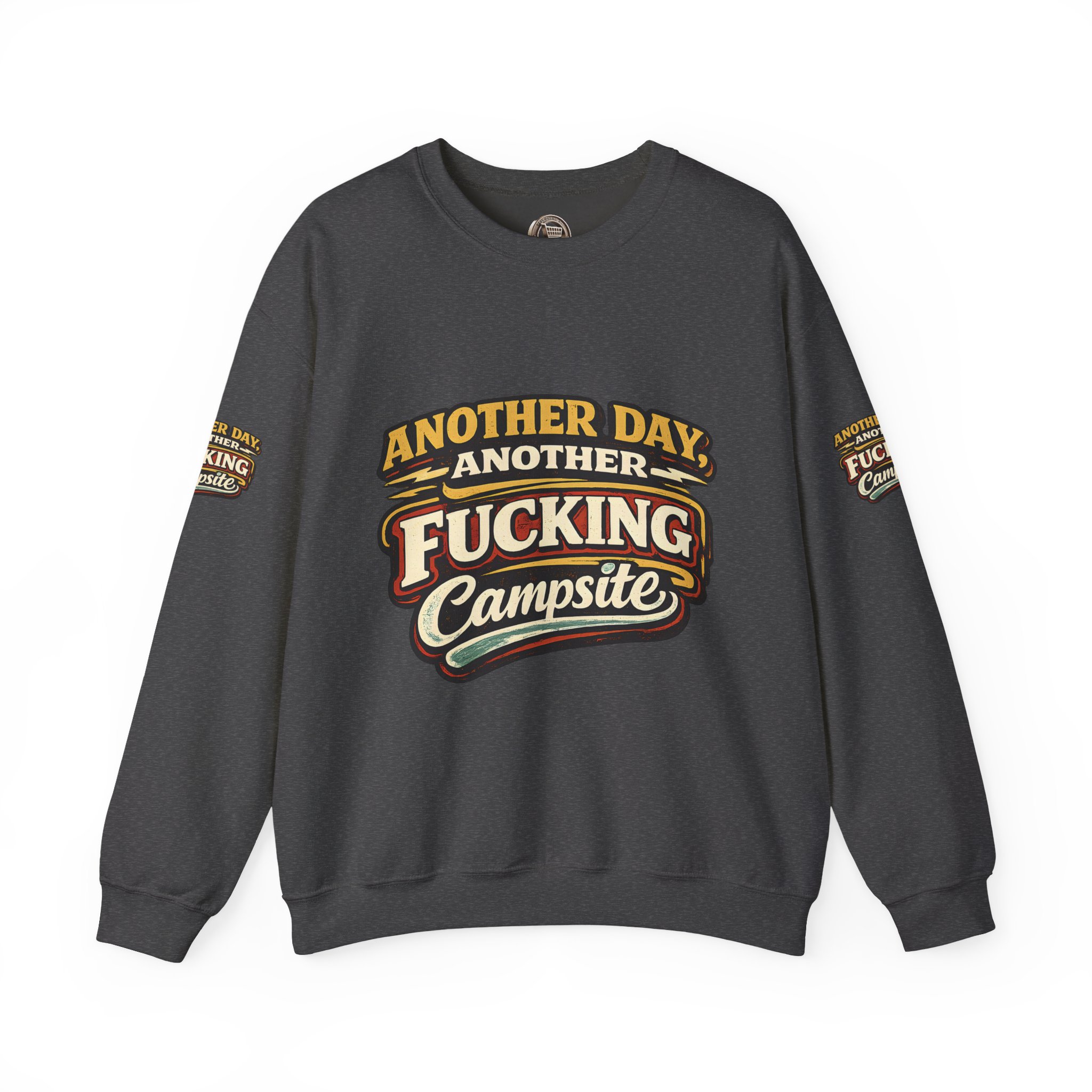 Unisex Heavy Blend™ Crewneck Sweatshirt — "Another Day" Design F**K-Line