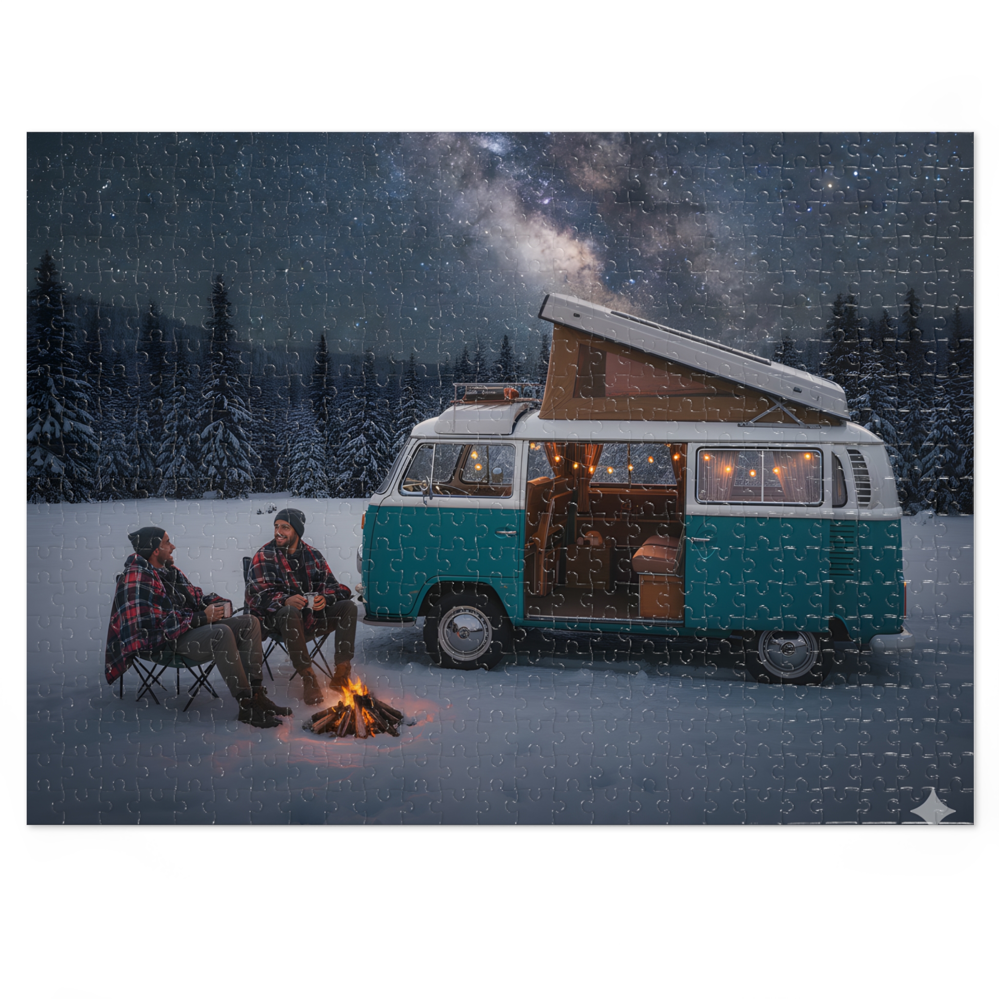 5205965852672271143_2048.jpeg Jigsaw Puzzle with Tin — Van Life Night Sky