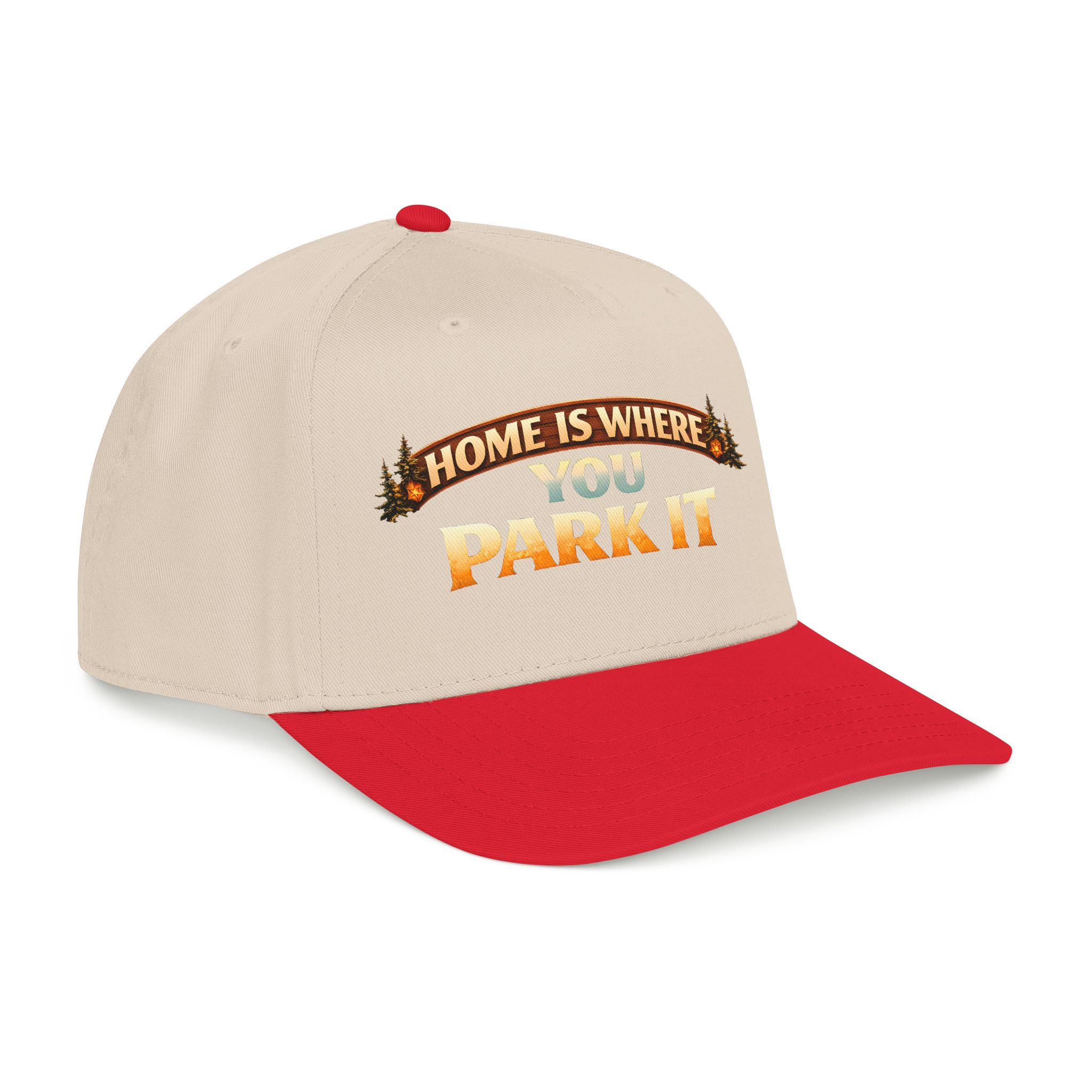 Baseball Cap - "Home Is Where You Park It" Design Scenic-Line