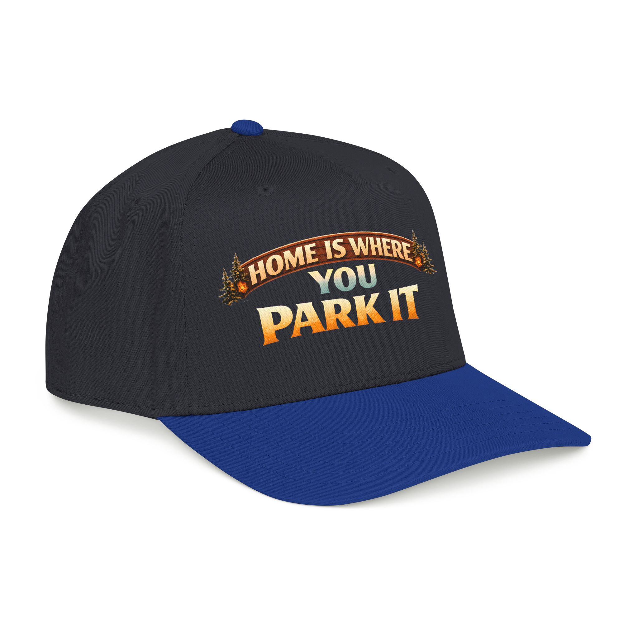 Baseball Cap - "Home Is Where You Park It" Design Scenic-Line