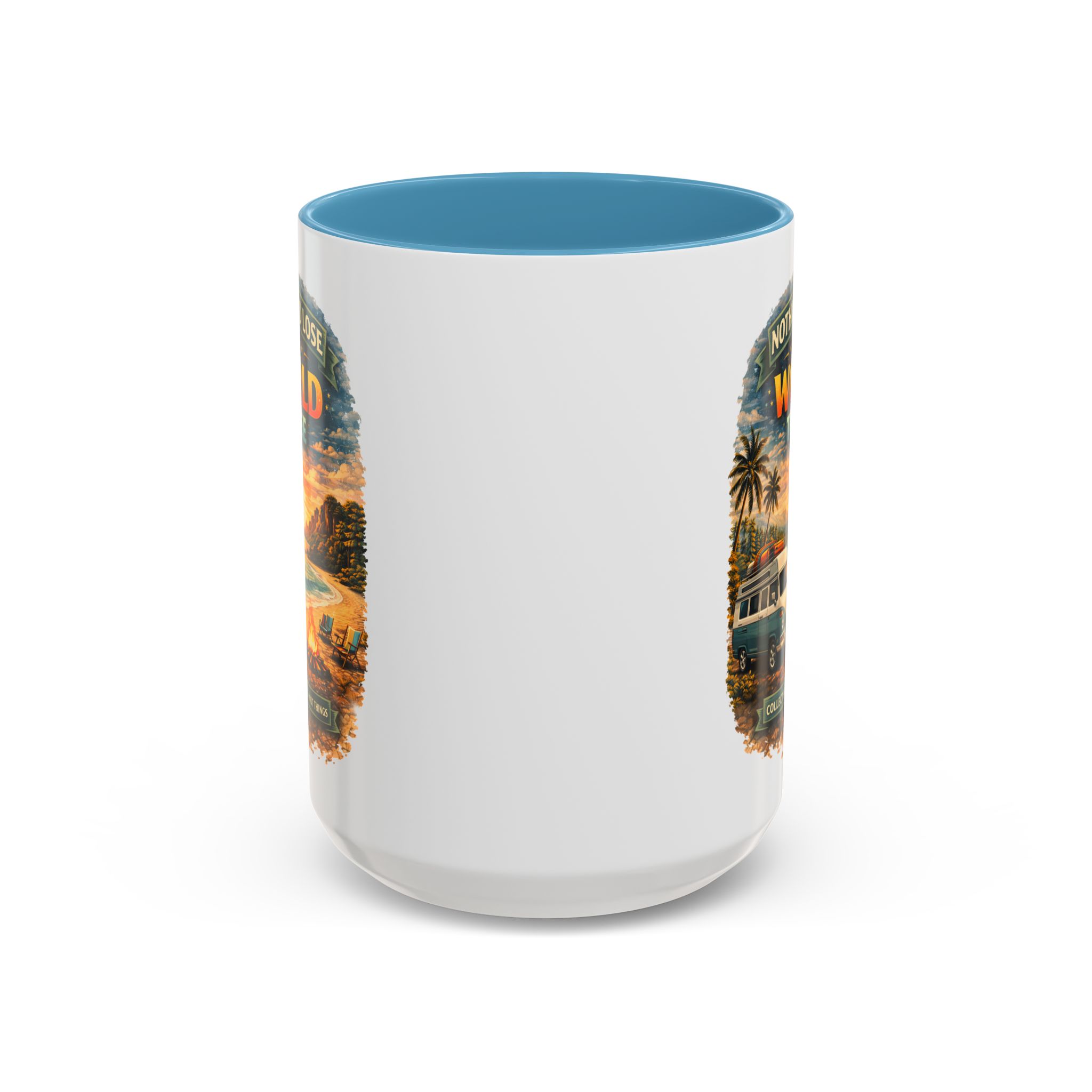 Accent Coffee Mug (11, 15oz) — "Nothing To Lose" Design Scenic-Line