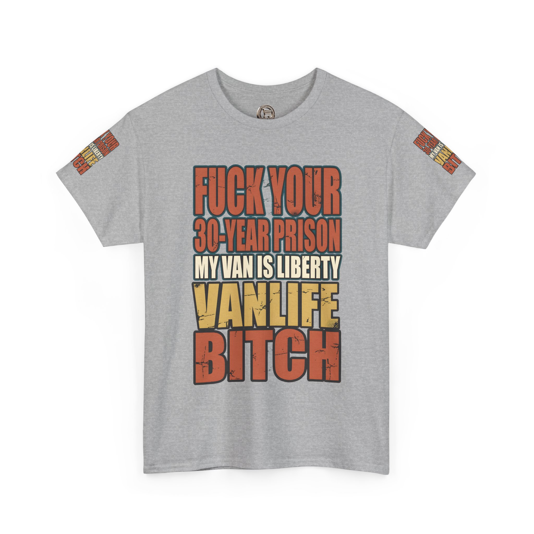 Unisex Heavy Cotton Tee — "Fuck Your 30 Year" Design F**K-Line