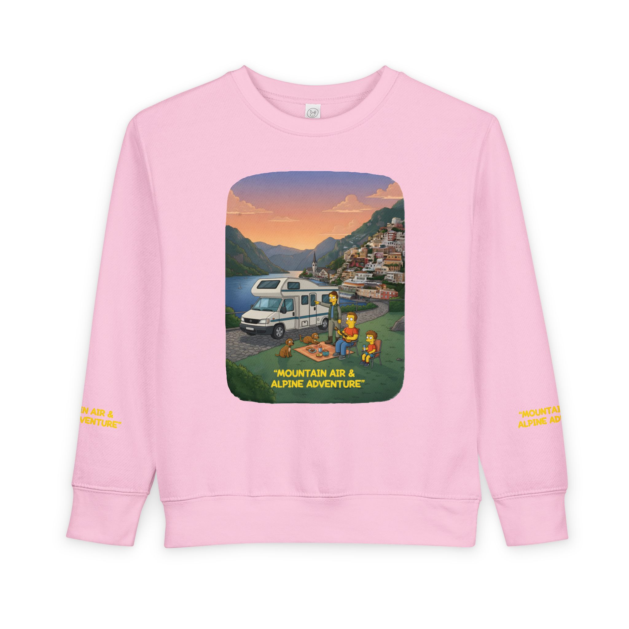 Toddler Sweatshirt - "Mountain Air-Alpine Adventure" (Design Sitcom-Line)