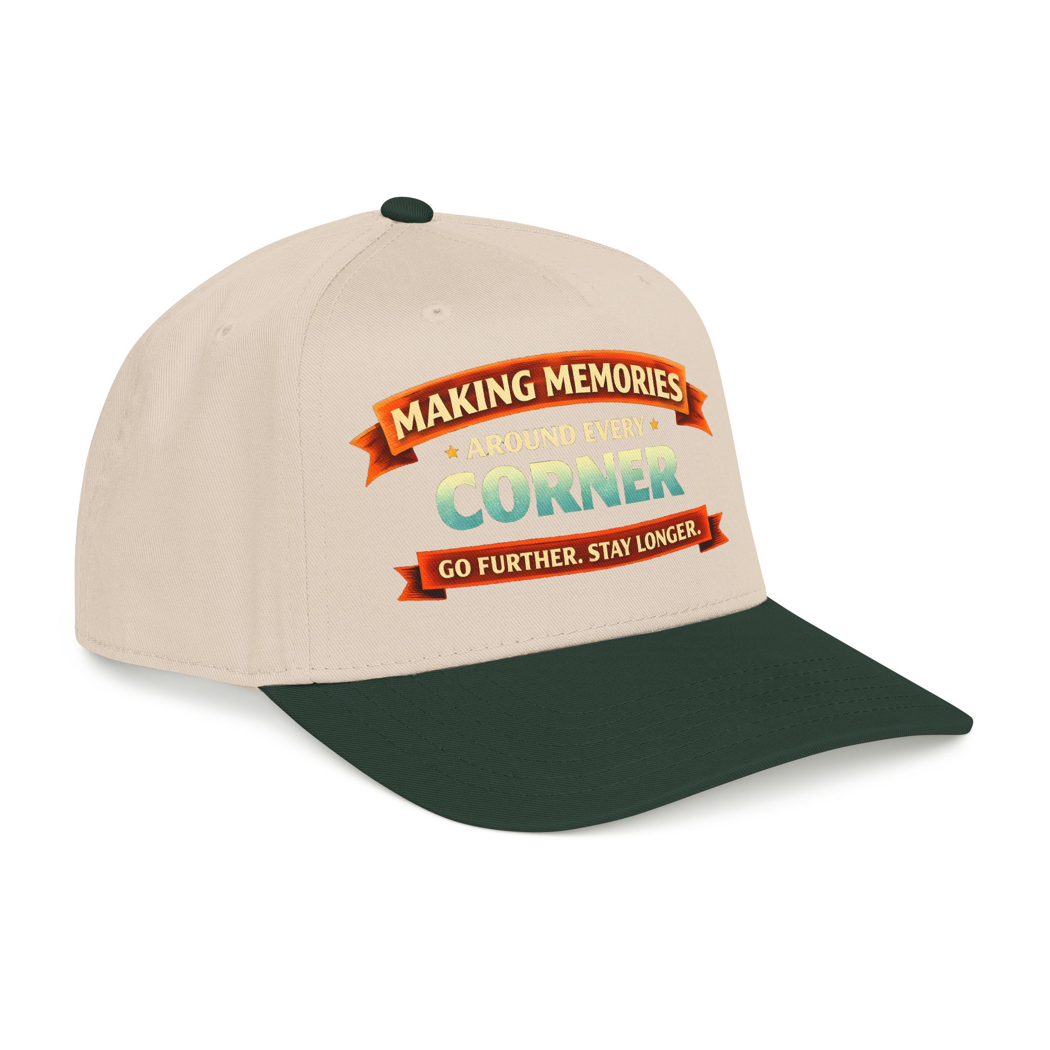 Baseball Cap - "Making Memories Around Every Corner" Design Scenic-Line
