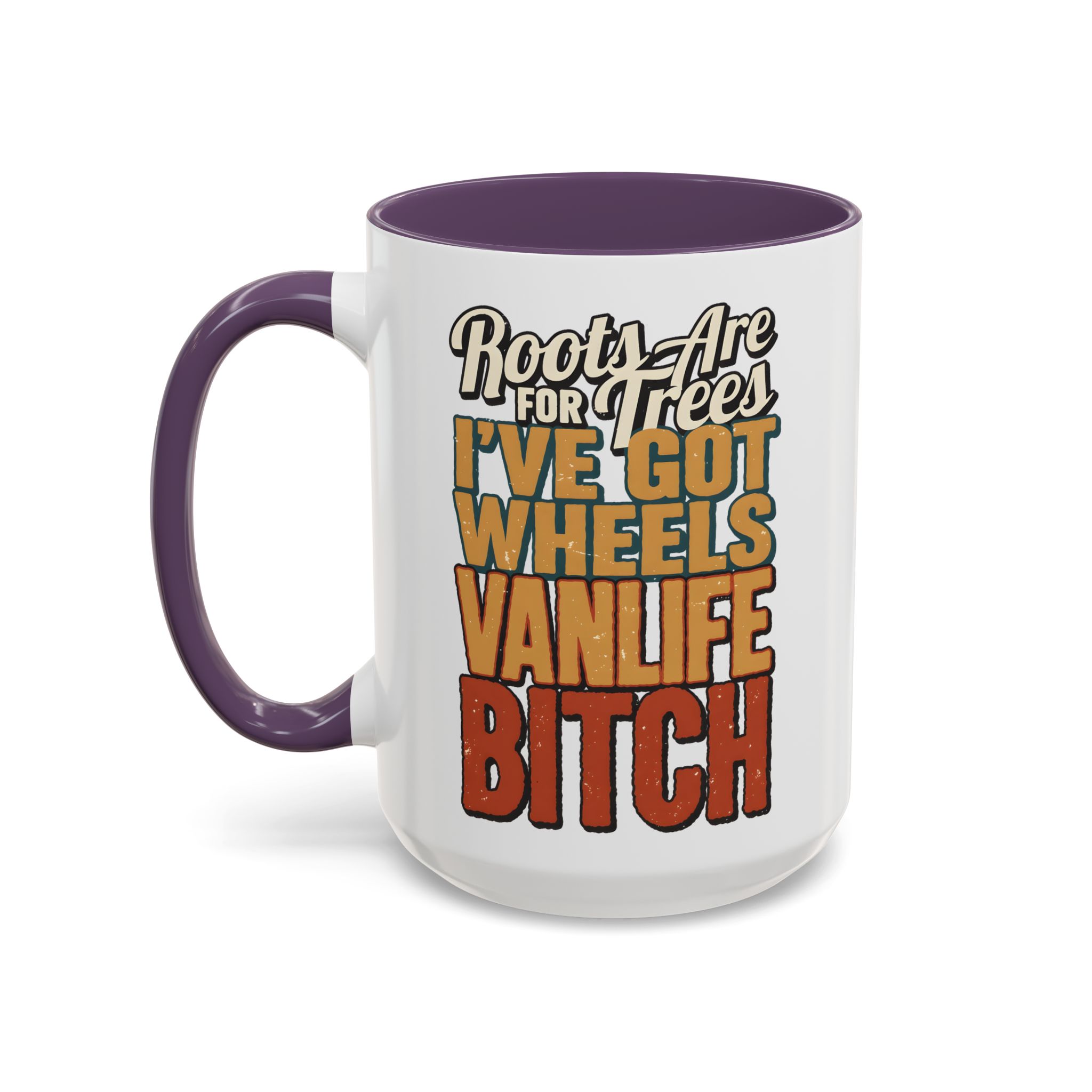 5251473287495153972_2048.jpeg Accent Coffee Mug (11, 15oz) — "Roots Are For Trees" Design F**K-Line