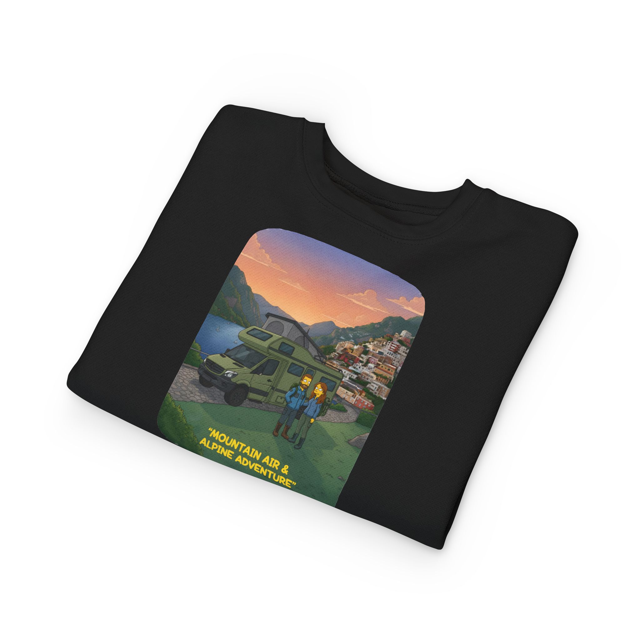 Toddler Sweatshirt - "Mountain Air And Alpine Adventure" (Design Sitcom-Line)