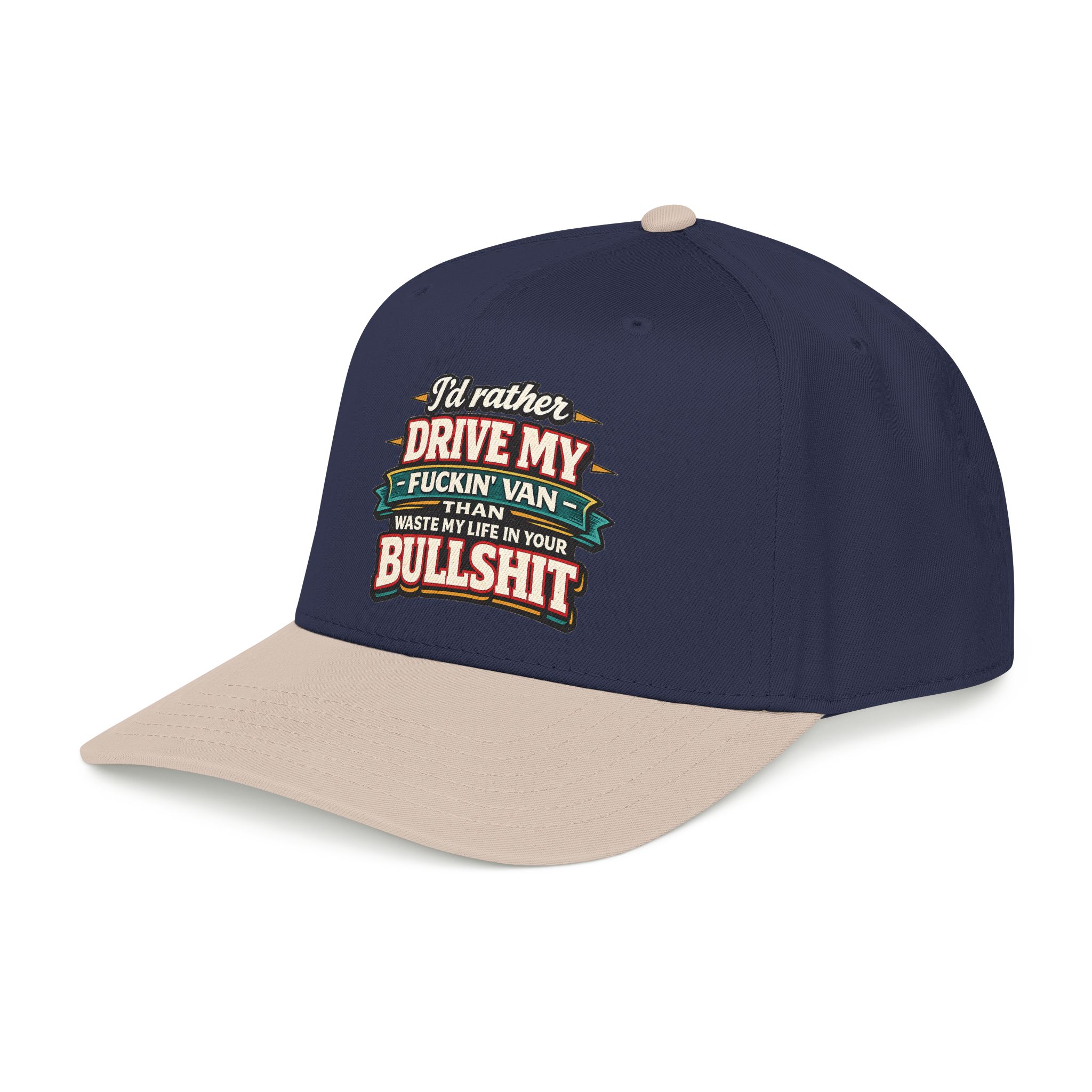 Baseball Cap - "I´d Rather Drive My Fucking Van" Design F**K-Line