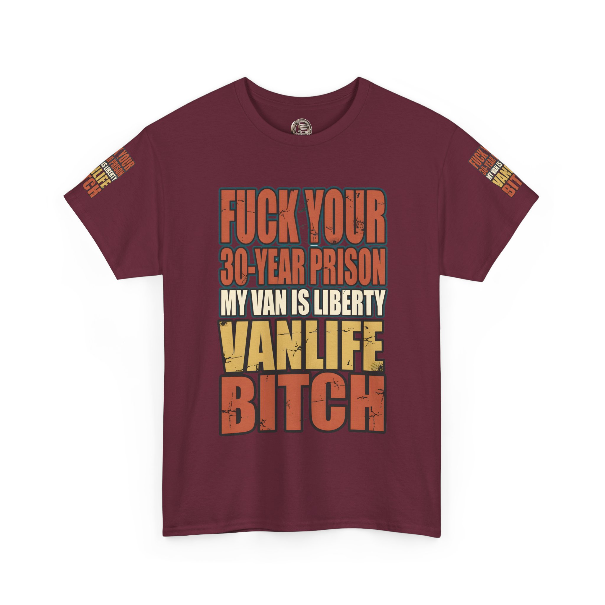Unisex Heavy Cotton Tee — "Fuck Your 30 Year" Design F**K-Line