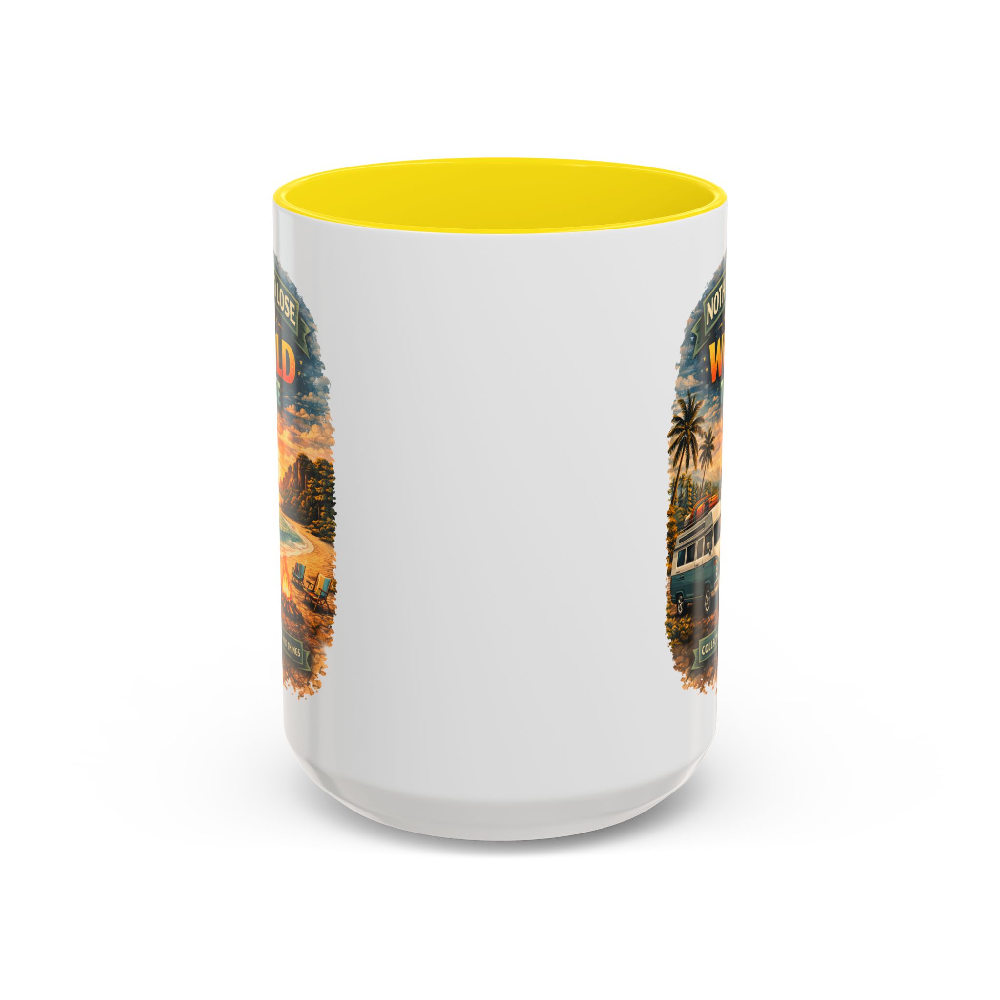 Accent Coffee Mug (11, 15oz) — "Nothing To Lose" Design Scenic-Line