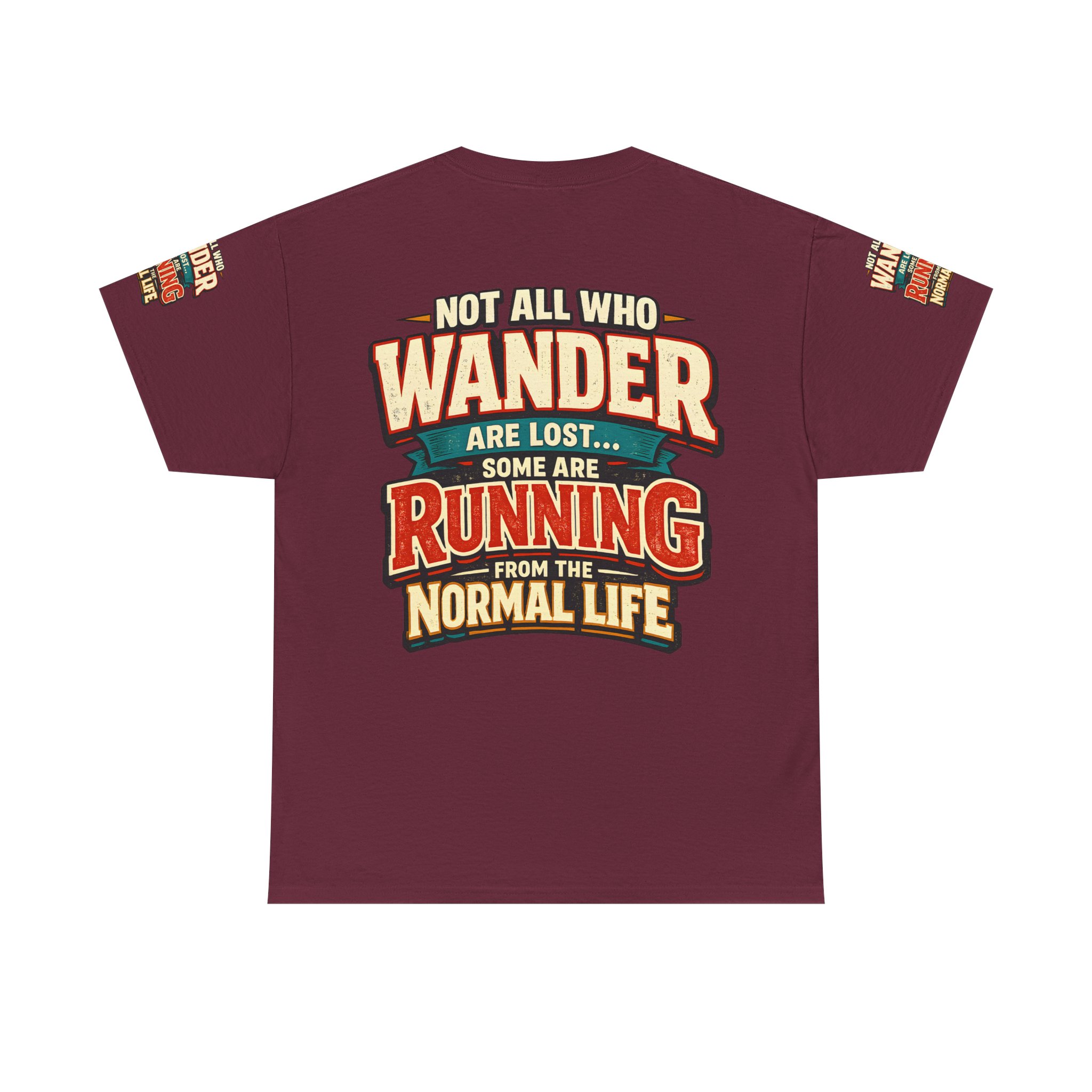 5287488630592776743_2048.jpeg Unisex Heavy Cotton Tee — "Not All Who Wander Are Lost" Design F**K-Line