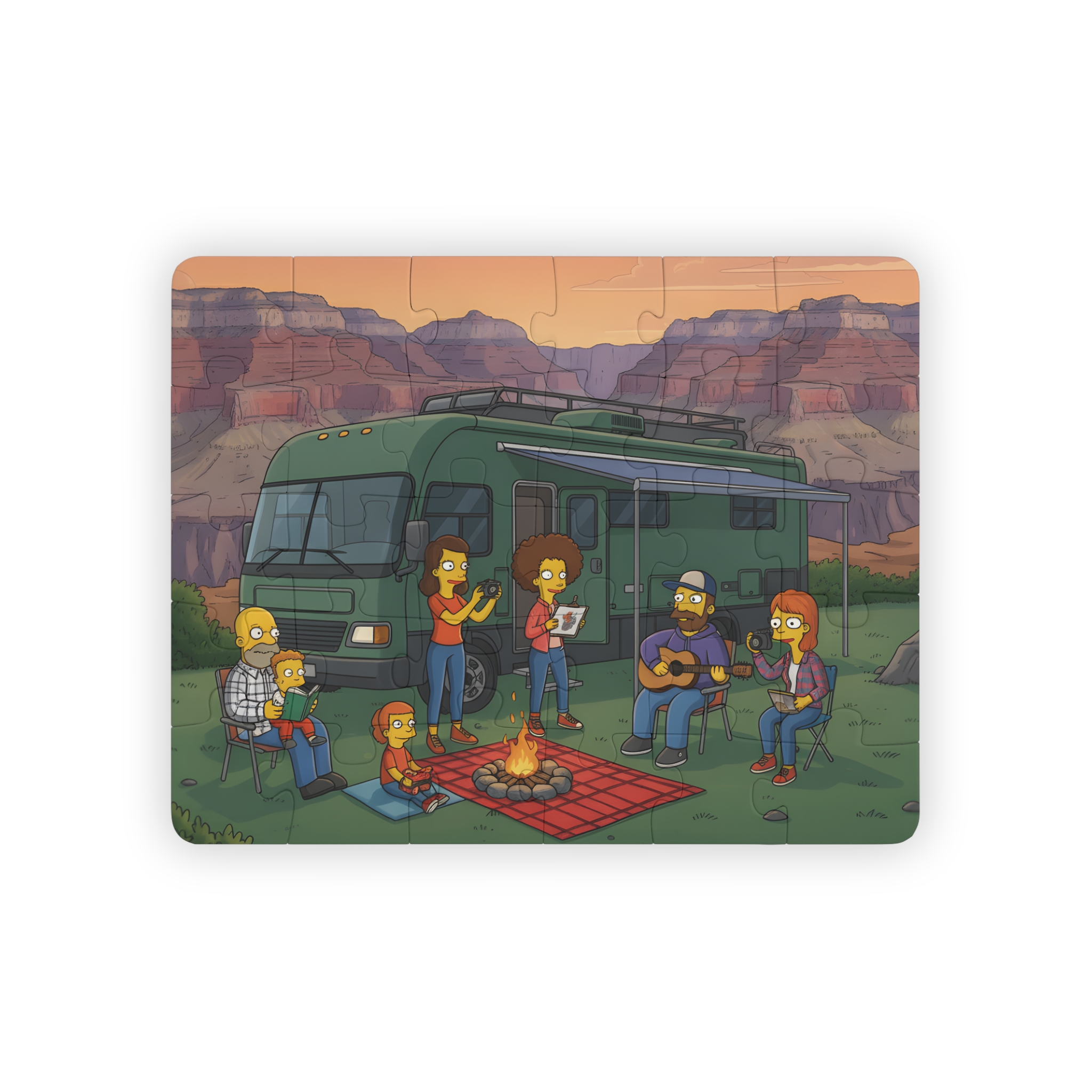 5293415278238858153_2048.jpeg Kids' 30‑Piece Camping Puzzle — Scenic Campfire Jigsaw