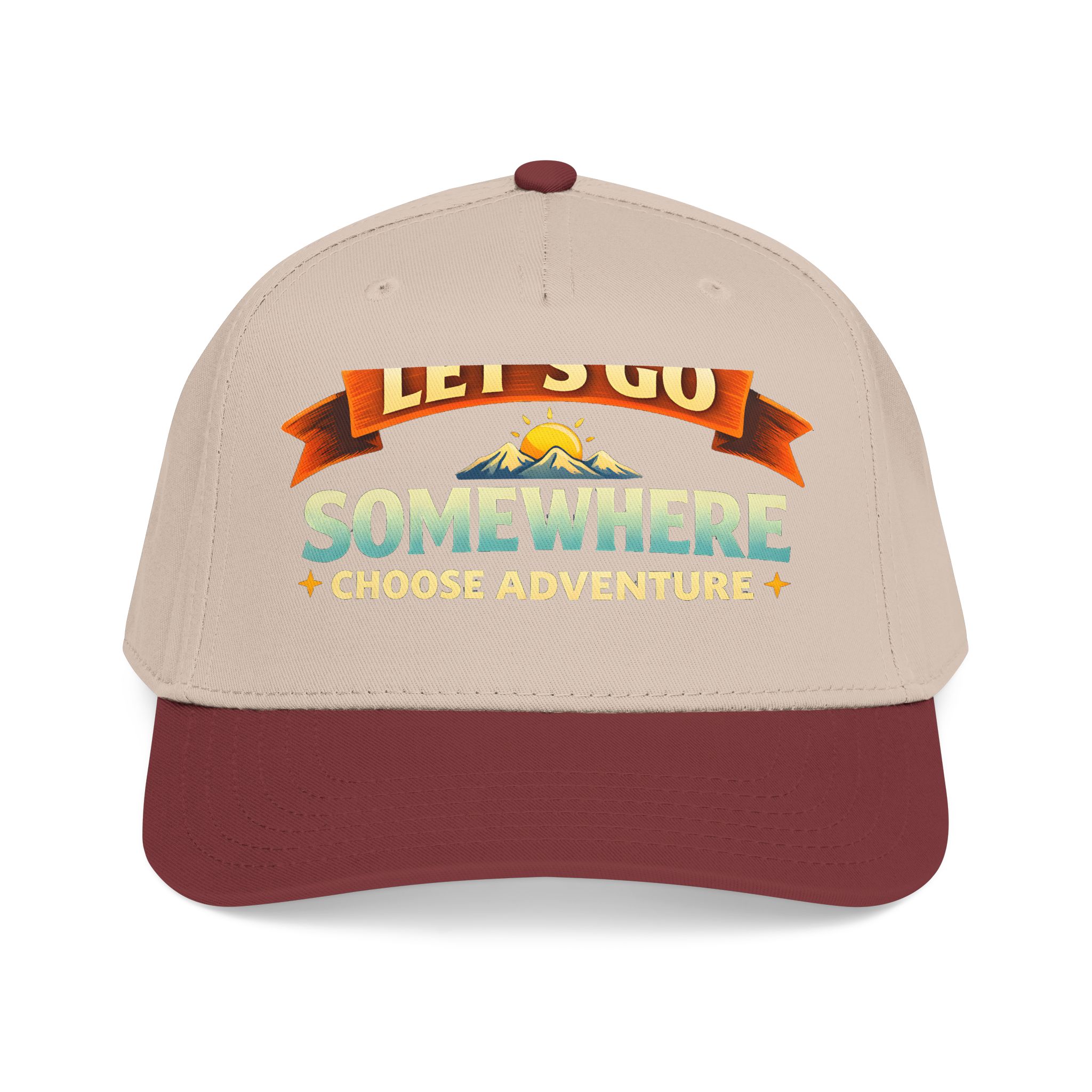 5298423157520937015_2048.jpeg Baseball Cap - "Lets Go Somewhere" Design Scenic-Line