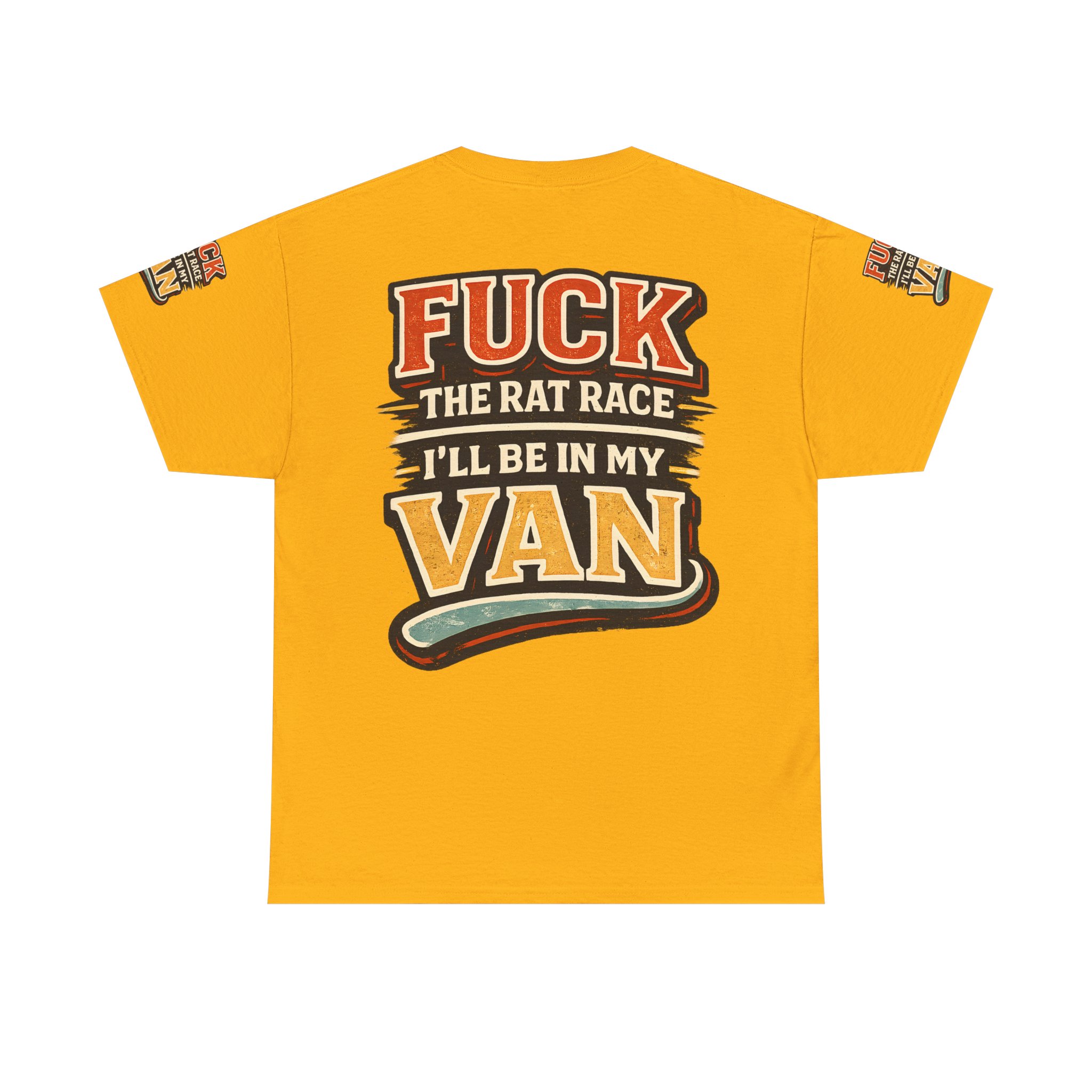 5301682731928794470_2048.jpeg Unisex Heavy Cotton Tee — "Fuck The Rat Race" Design F**K-Line