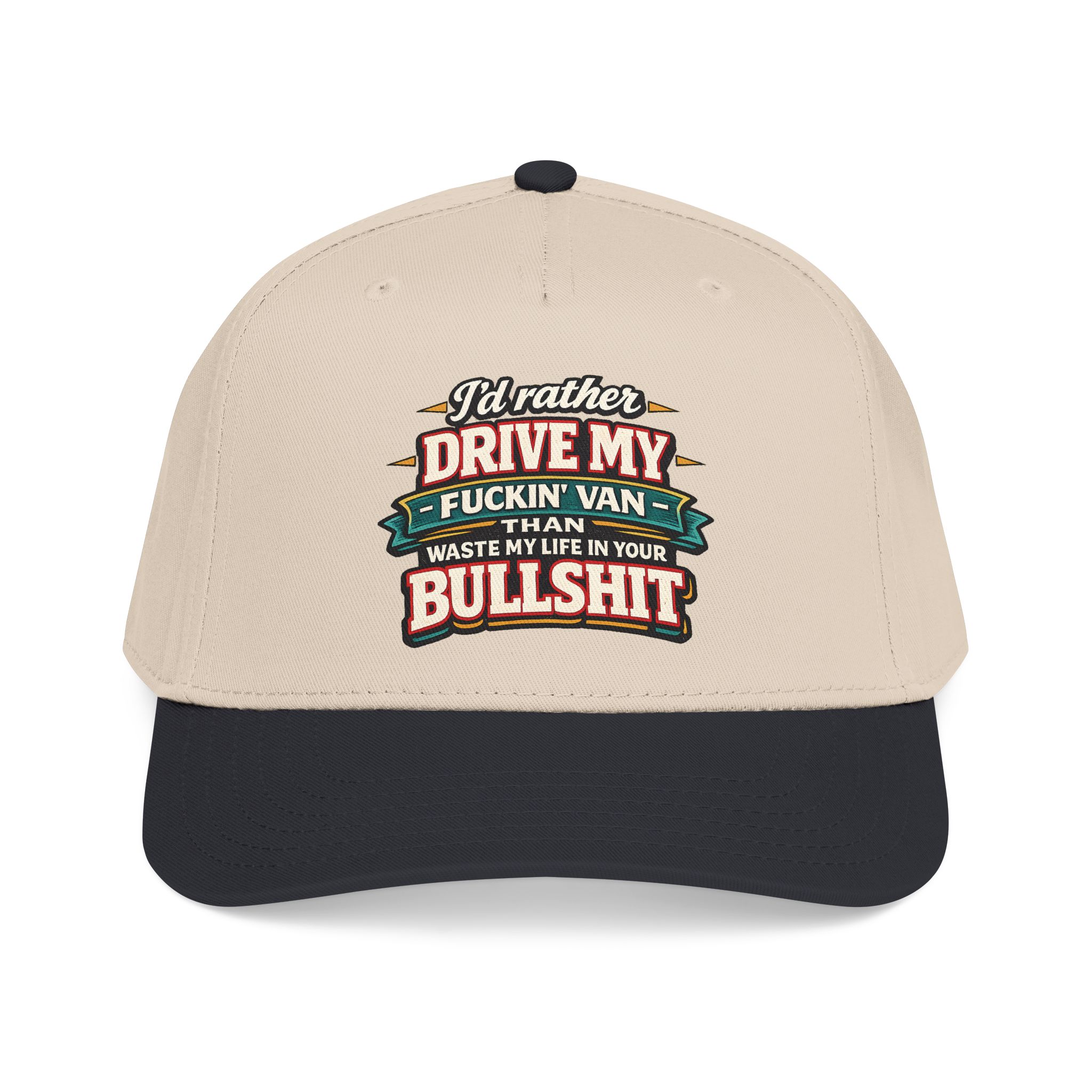 Baseball Cap - "I´d Rather Drive My Fucking Van" Design F**K-Line
