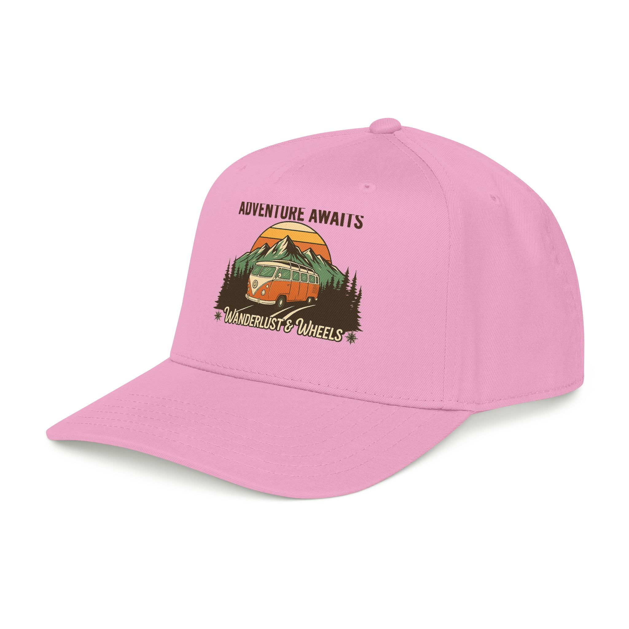 Baseball Cap - "Home Is Where You Adventure Awaits" Mid Profile Baseball Cap