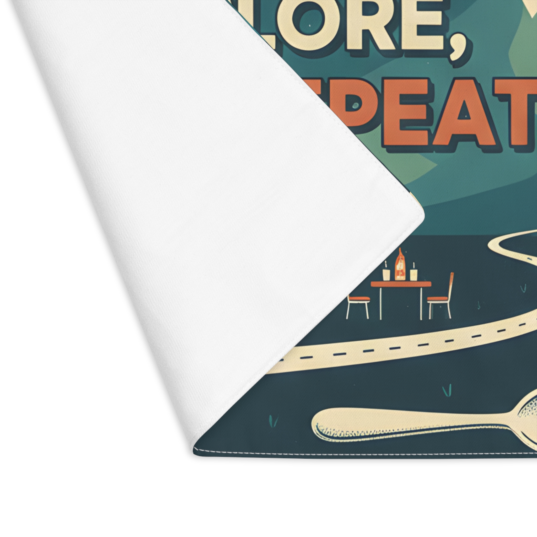 5337090237643433295_2048-1.jpeg Vanlife Placemat — "Gear Up, Explore, Eat, Repeat" Camper Van Table Mat