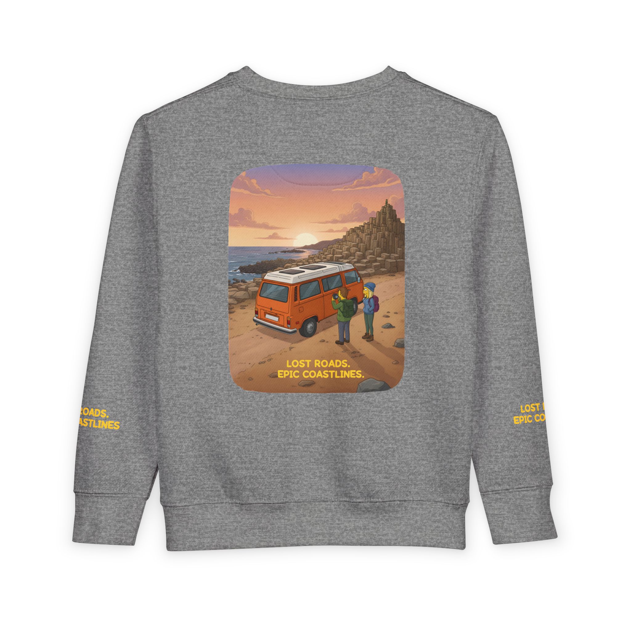 5346728639935315920_2048-1.jpeg Toddler Sweatshirt - "Lost Roads Epic Coastlines" (Design Sitcom-Line)
