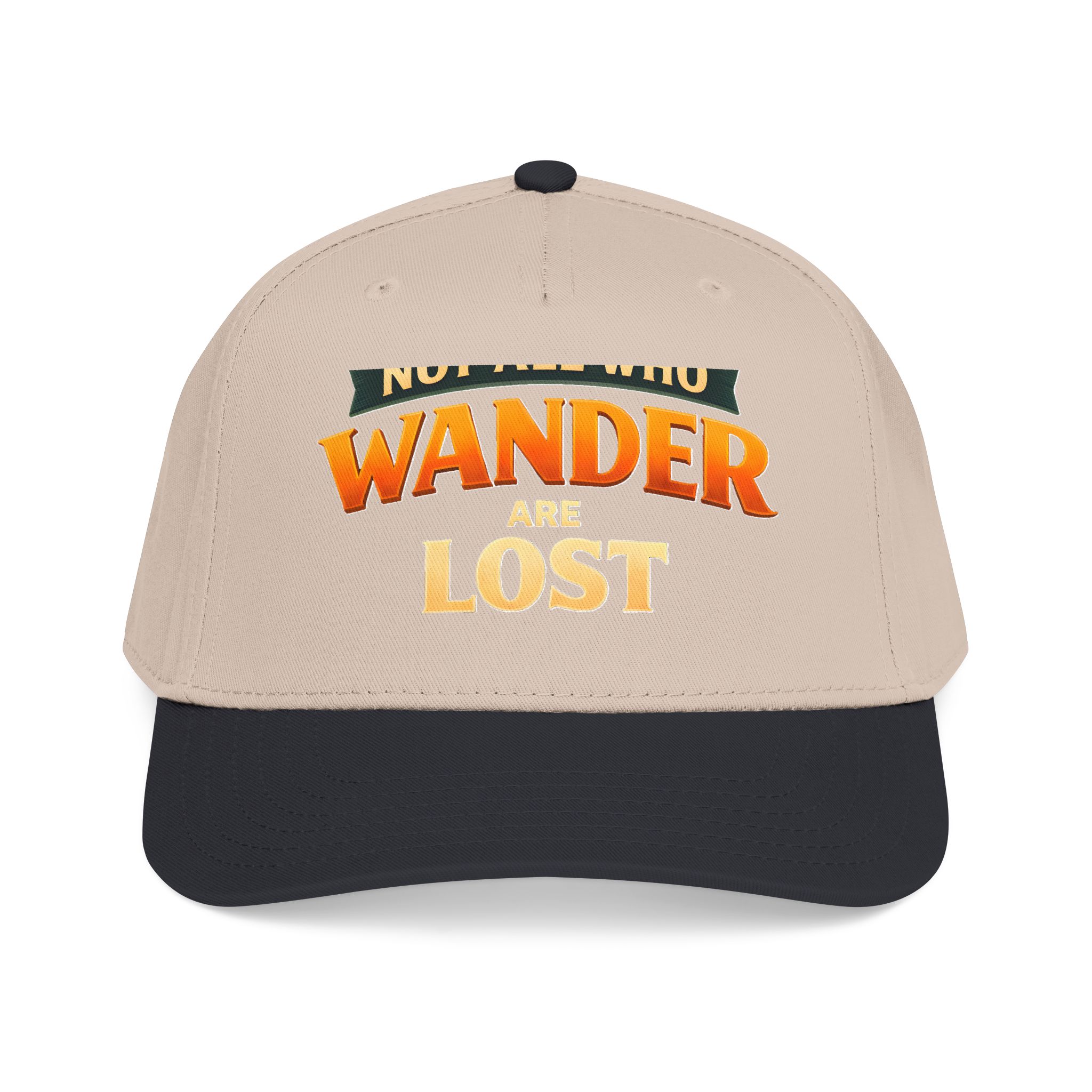 Baseball Cap - "Not All Who Wander Are Lost" Design Scenic-Line