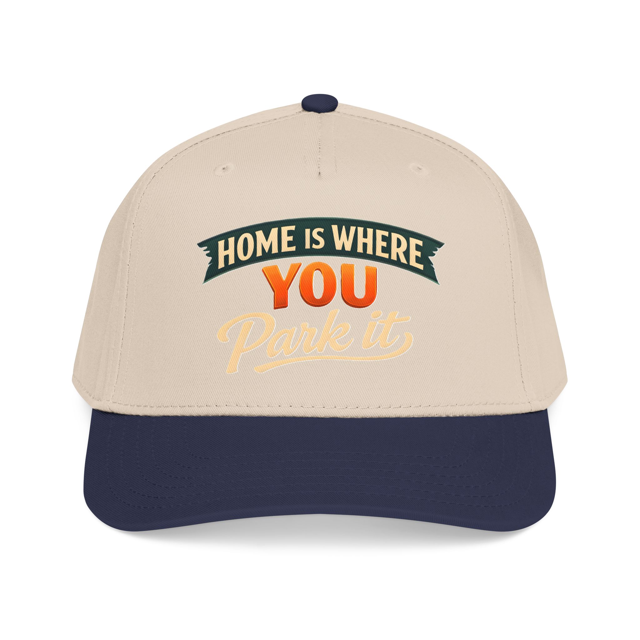 Baseball Cap - "Home Is where You Park It" Design Scenic-Line