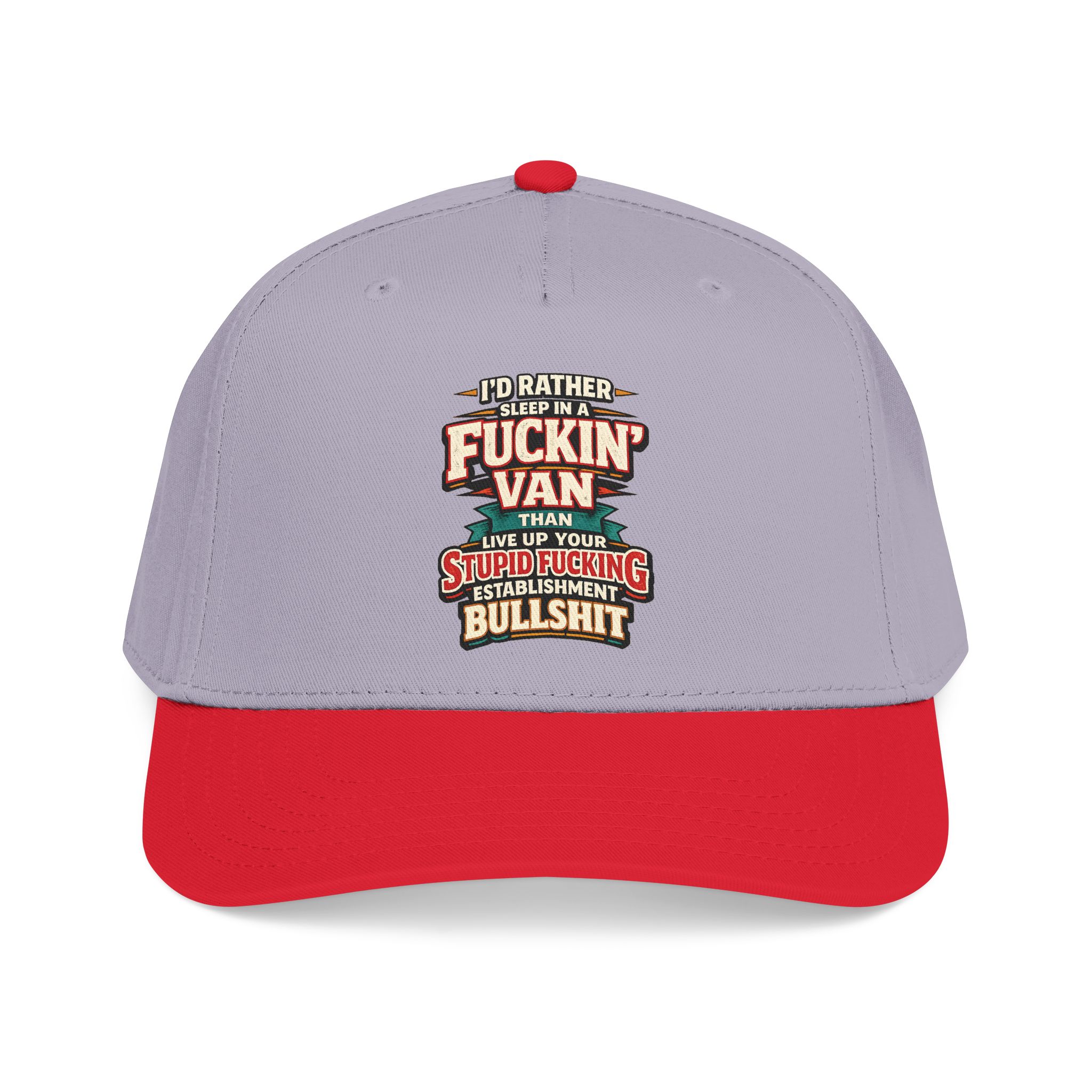 Baseball Cap - "I´d Rather Sleep in A Fucking Van" Design F**K-Line
