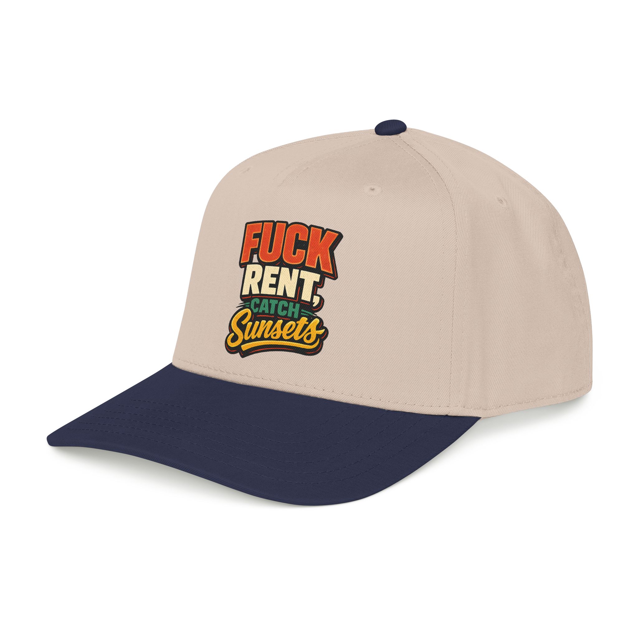 Baseball Cap - "Fuck Rent Catch Sunsets" Design F**K-Line