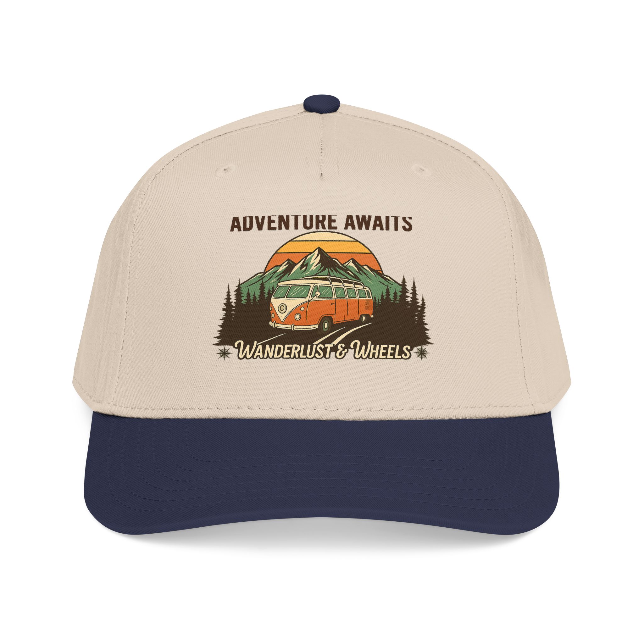 Baseball Cap - "Home Is Where You Adventure Awaits" Mid Profile Baseball Cap