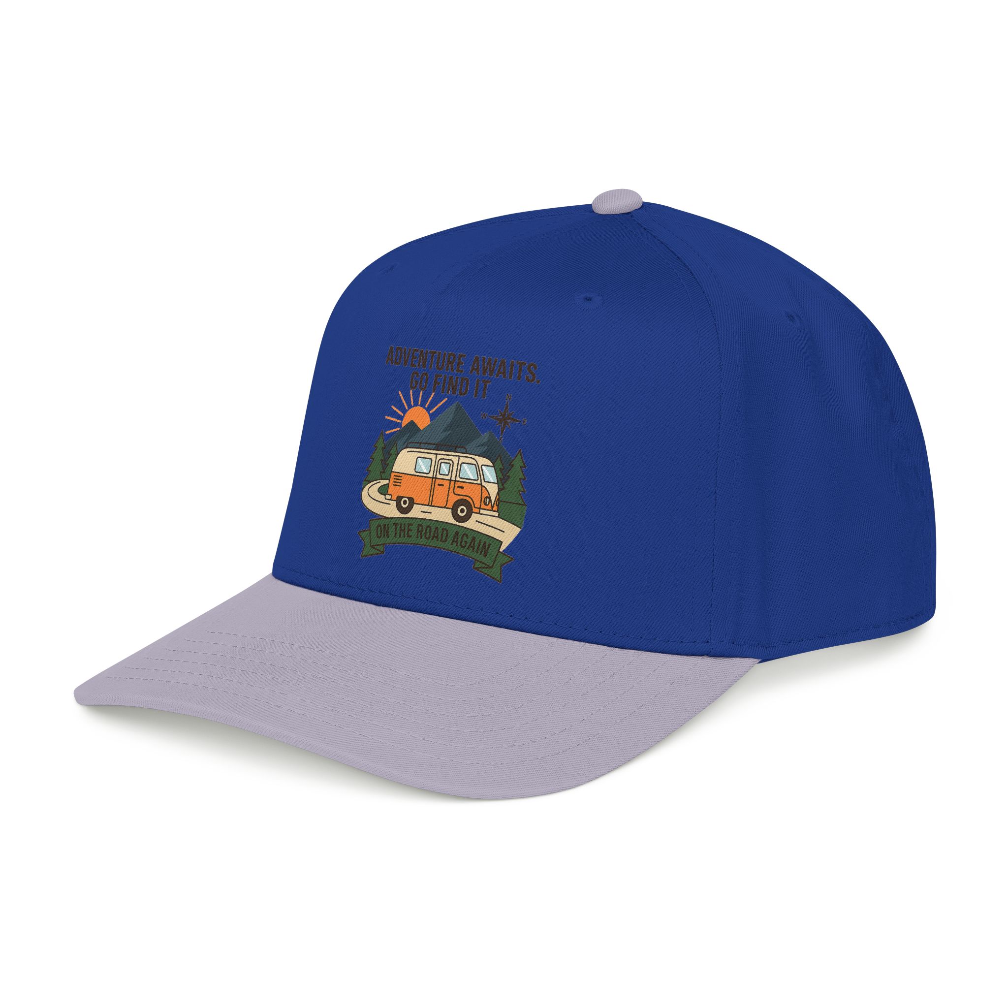Baseball Cap - "Adventure Awaits" Outdoor Travel Hat