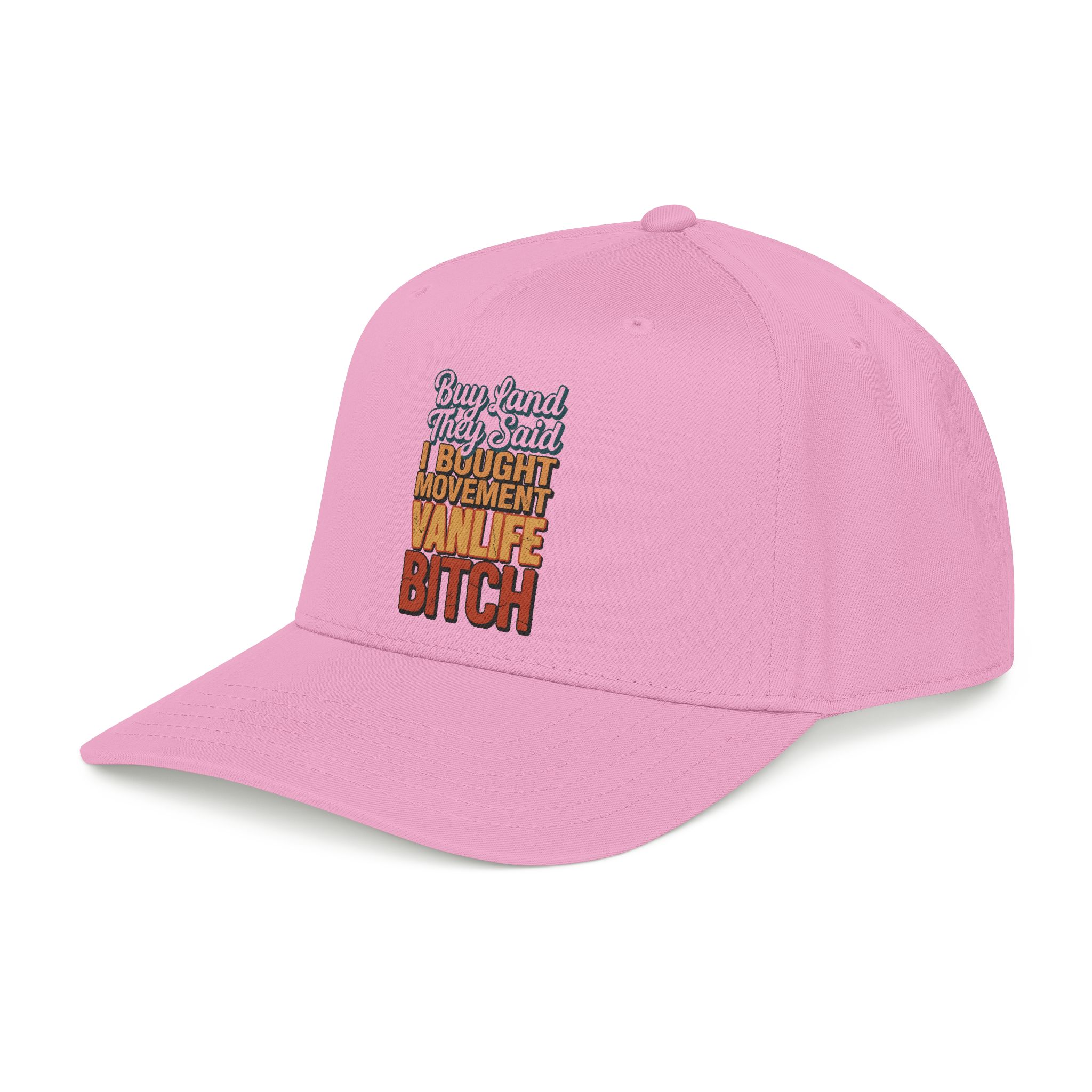 Baseball Cap - "Buy Land They Said" Design F**K-Line