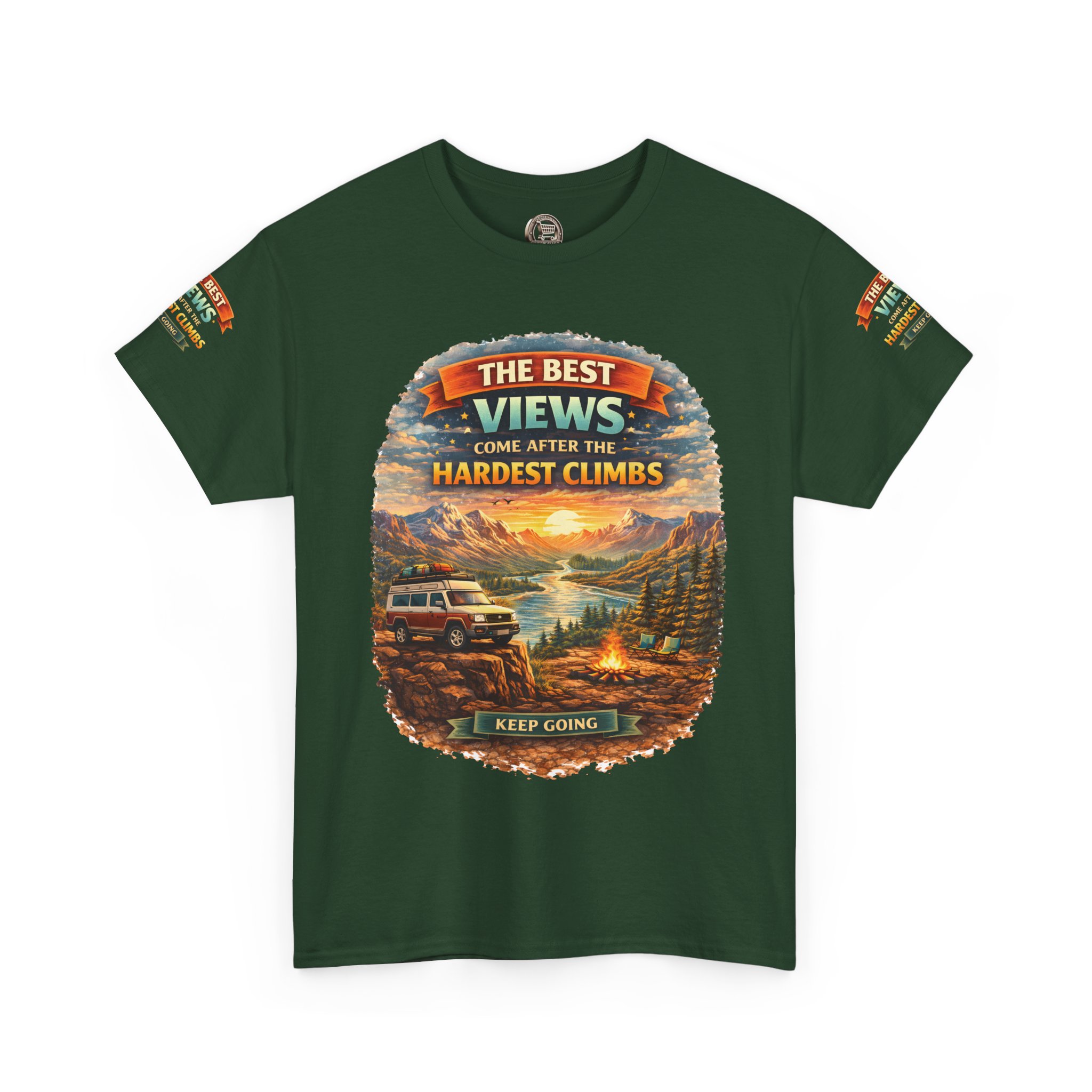5400157037848389680_2048.jpeg Unisex Heavy Cotton Tee — "The Best Views" Design Scenic-Line