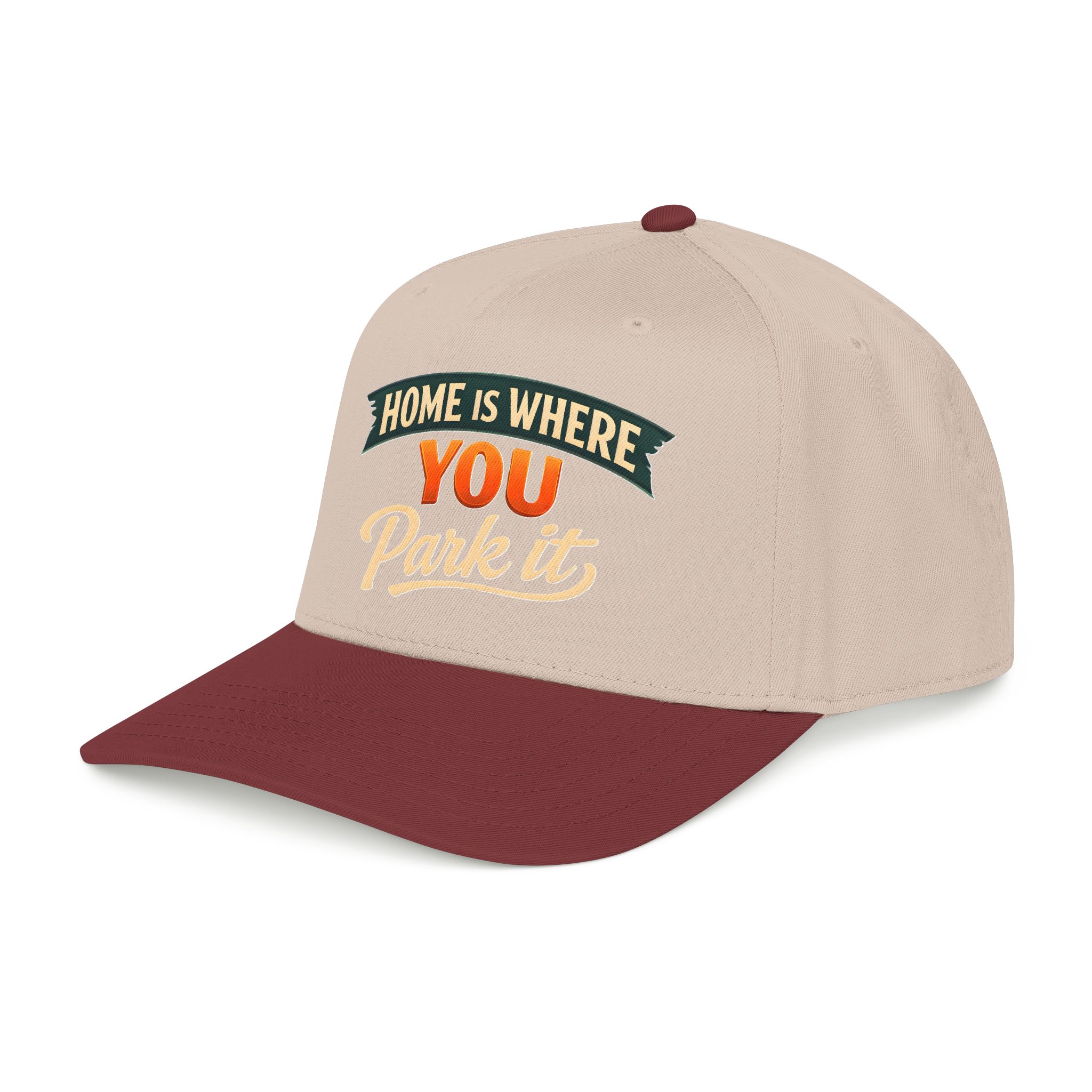 Baseball Cap - "Home Is where You Park It" Design Scenic-Line