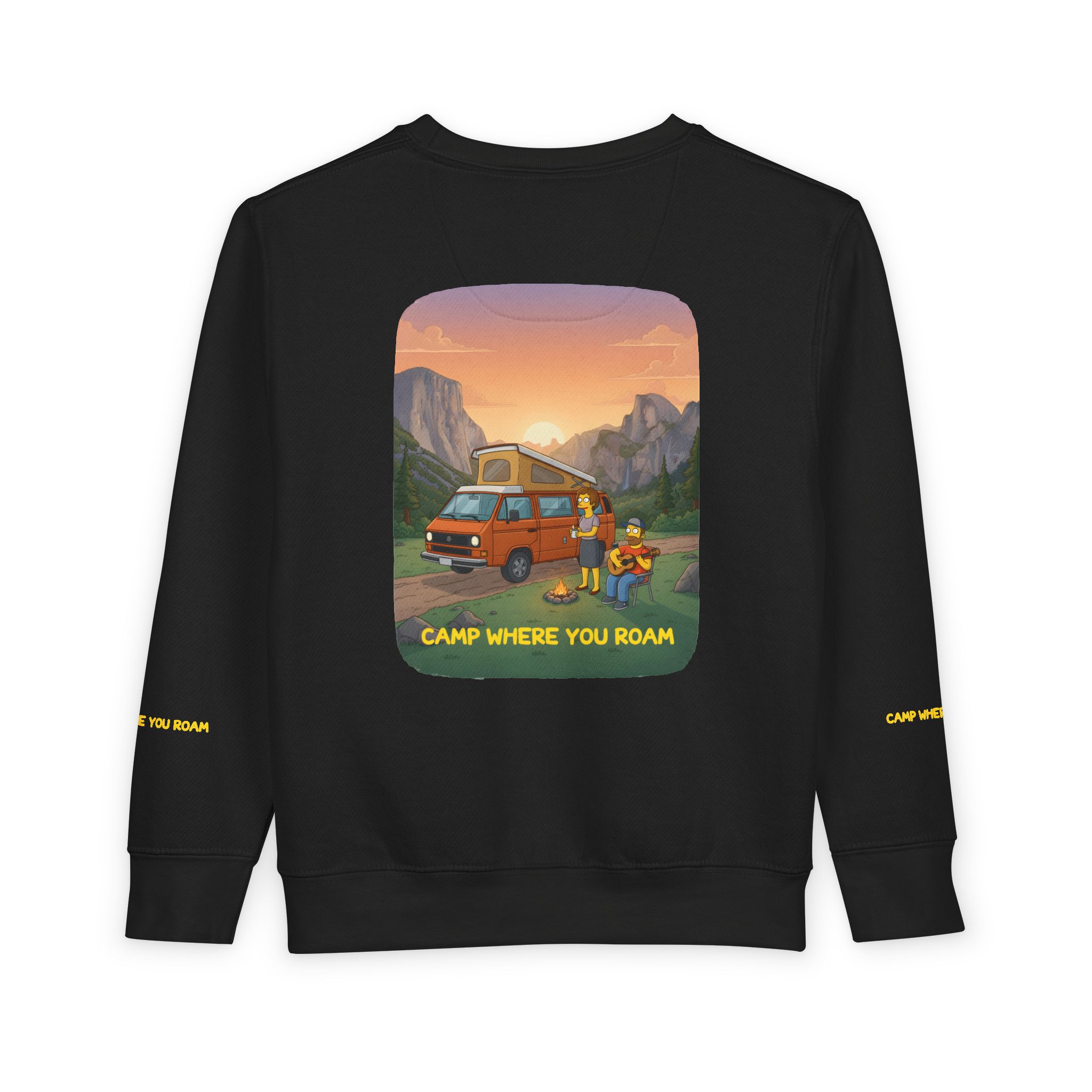 542929059683594852_2048-1.jpeg Toddler Sweatshirt - "Camp Where You Roam" (Design Sitcom-Line)