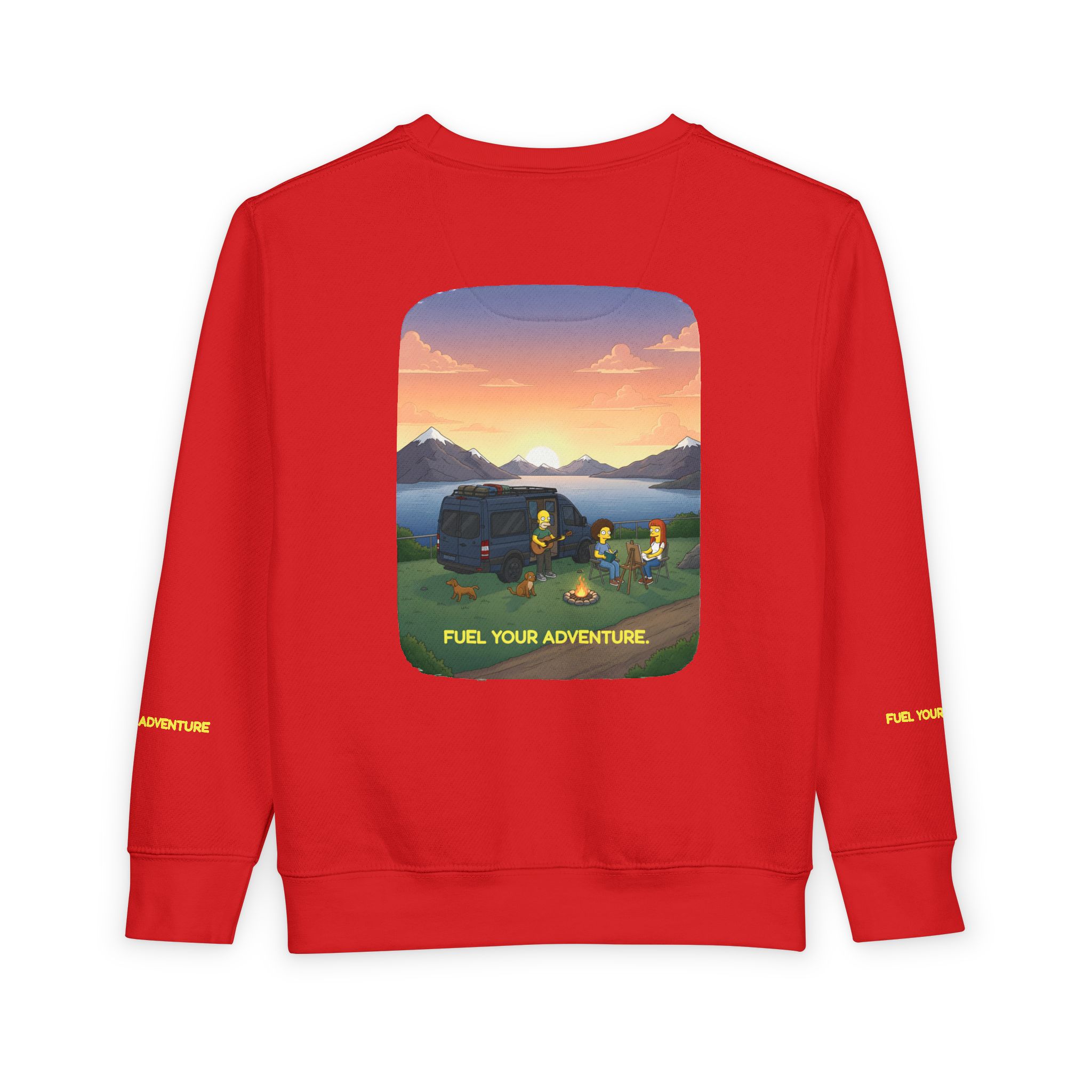 Toddler Sweatshirt - "Fuel Your Adventure" (Design Sitcom-Line)