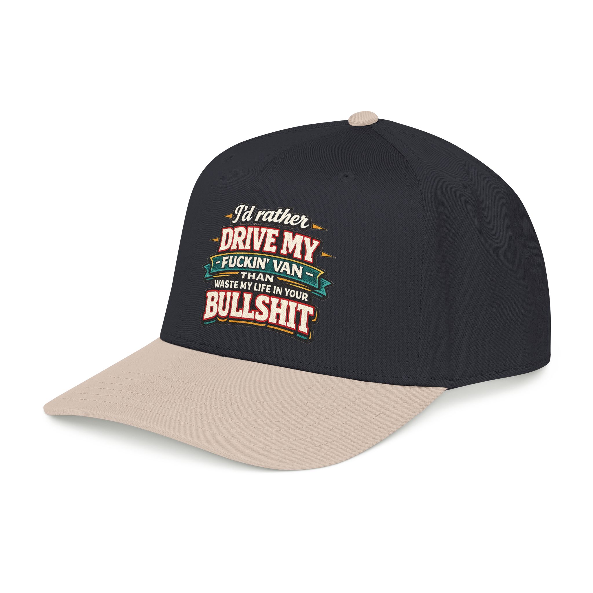 Baseball Cap - "I´d Rather Drive My Fucking Van" Design F**K-Line