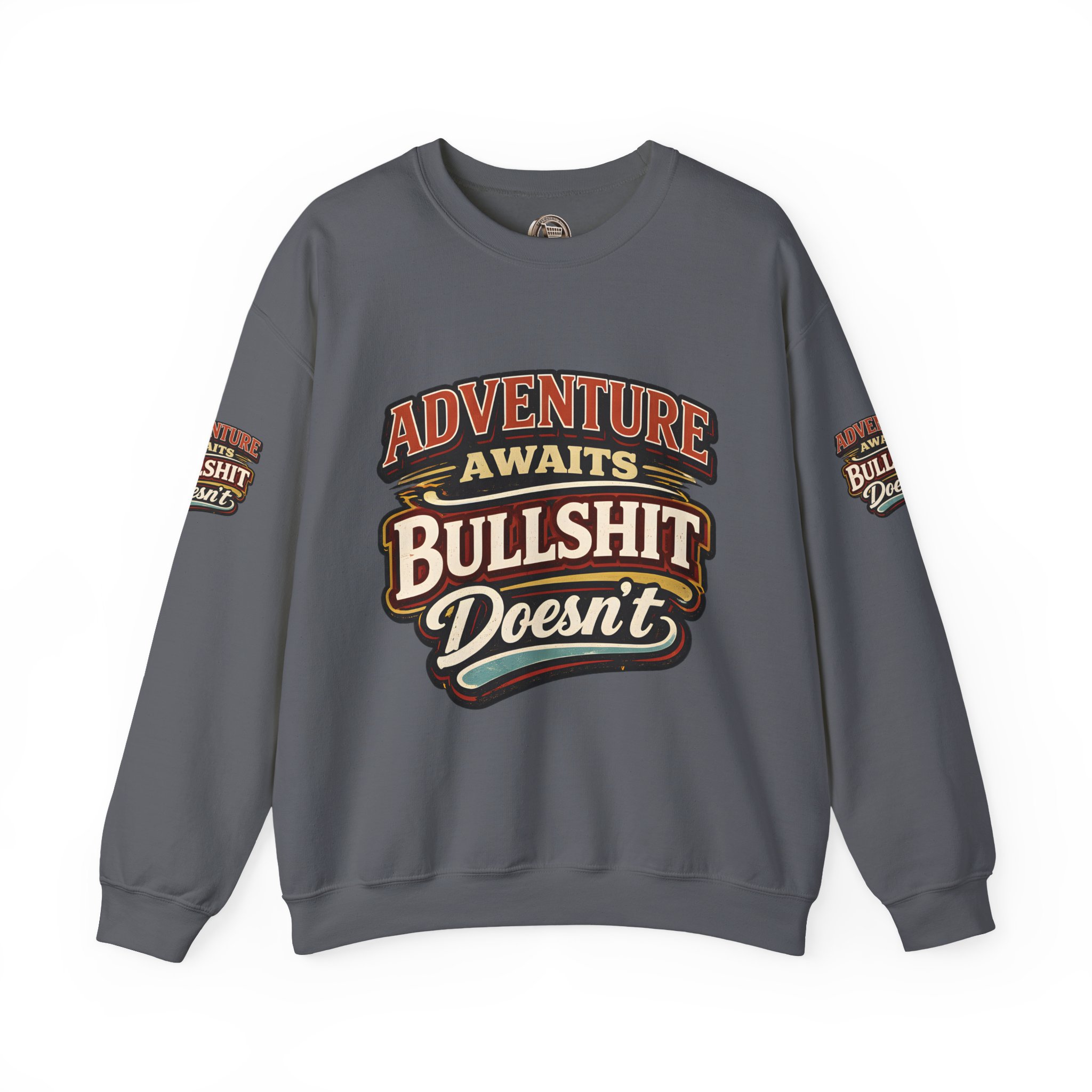 5460597577505183966_2048.jpeg Unisex Heavy Blend™ Crewneck Sweatshirt — "Adventure Awaits" Design F**K-Line