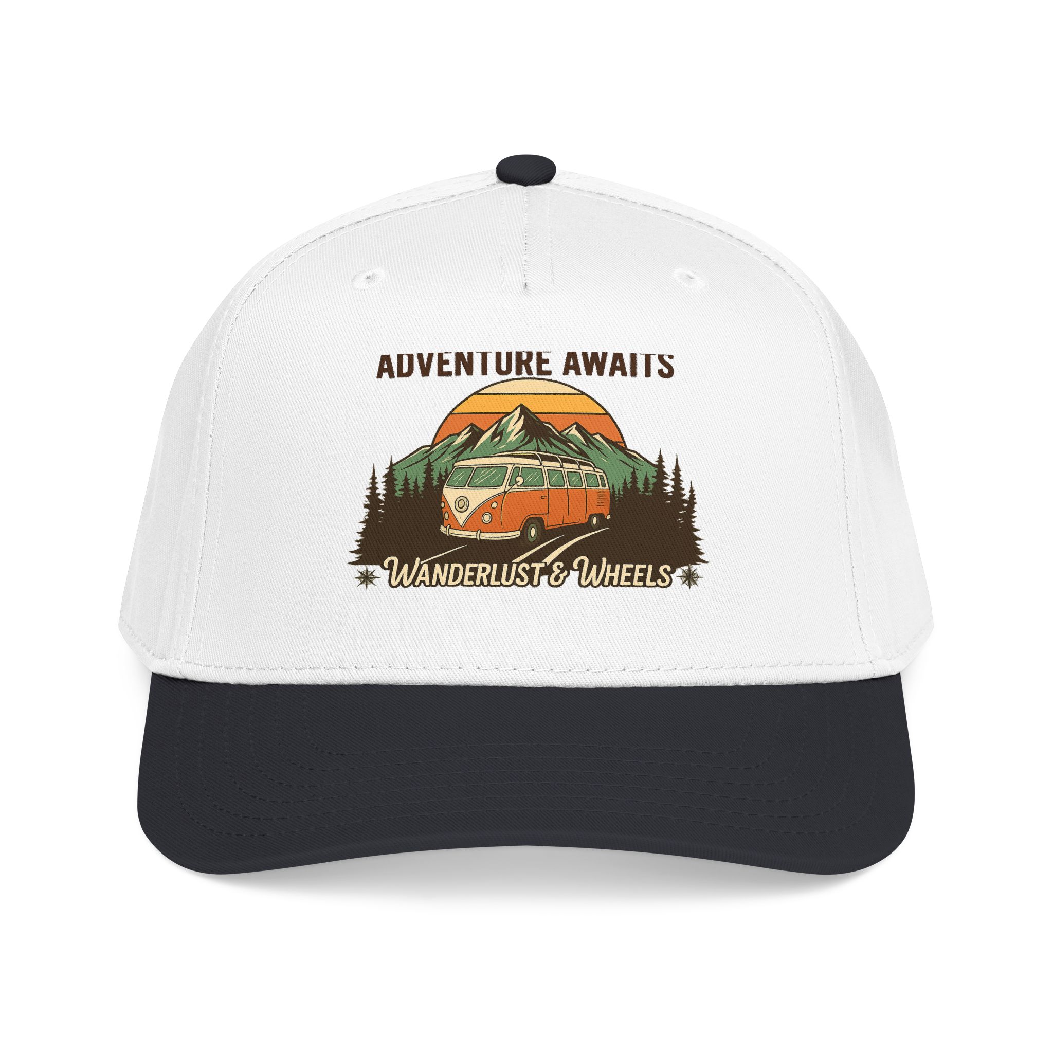 Baseball Cap - "Home Is Where You Adventure Awaits" Mid Profile Baseball Cap