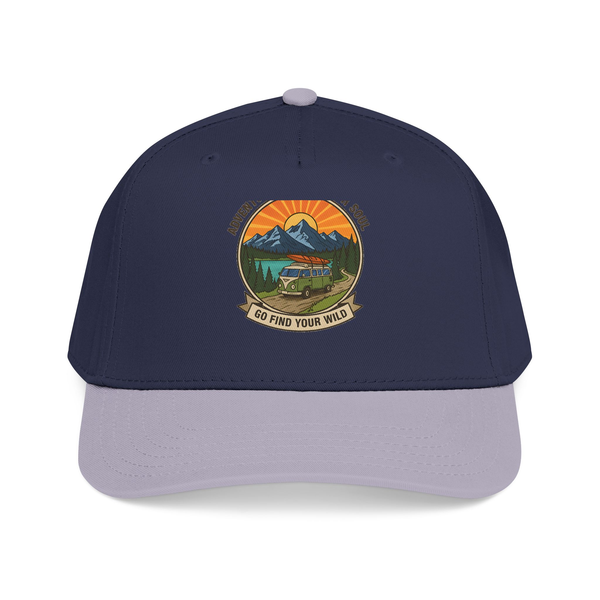 Baseball Cap — "Go Find Your Wild" Outdoor Patch