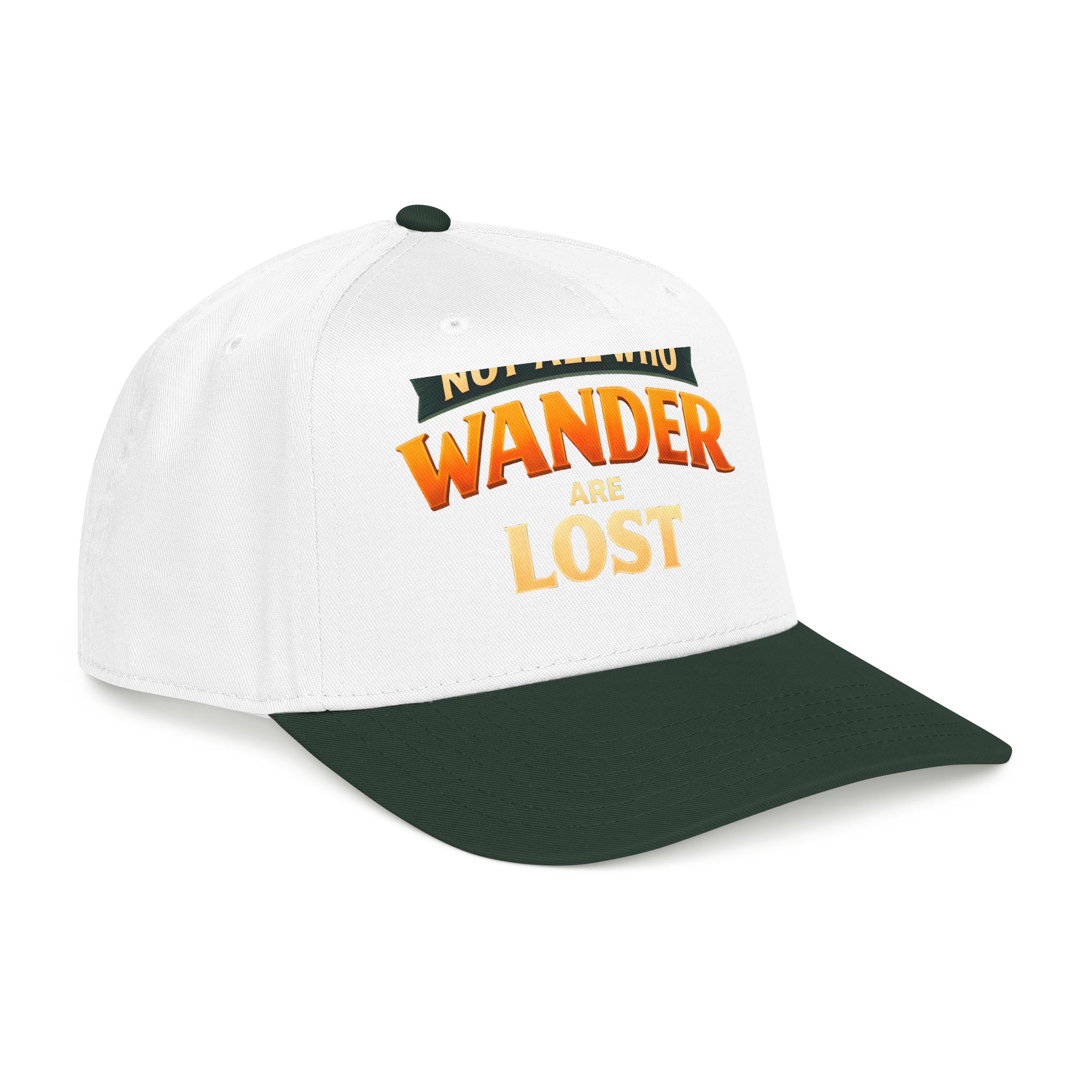 Baseball Cap - "Not All Who Wander Are Lost" Design Scenic-Line
