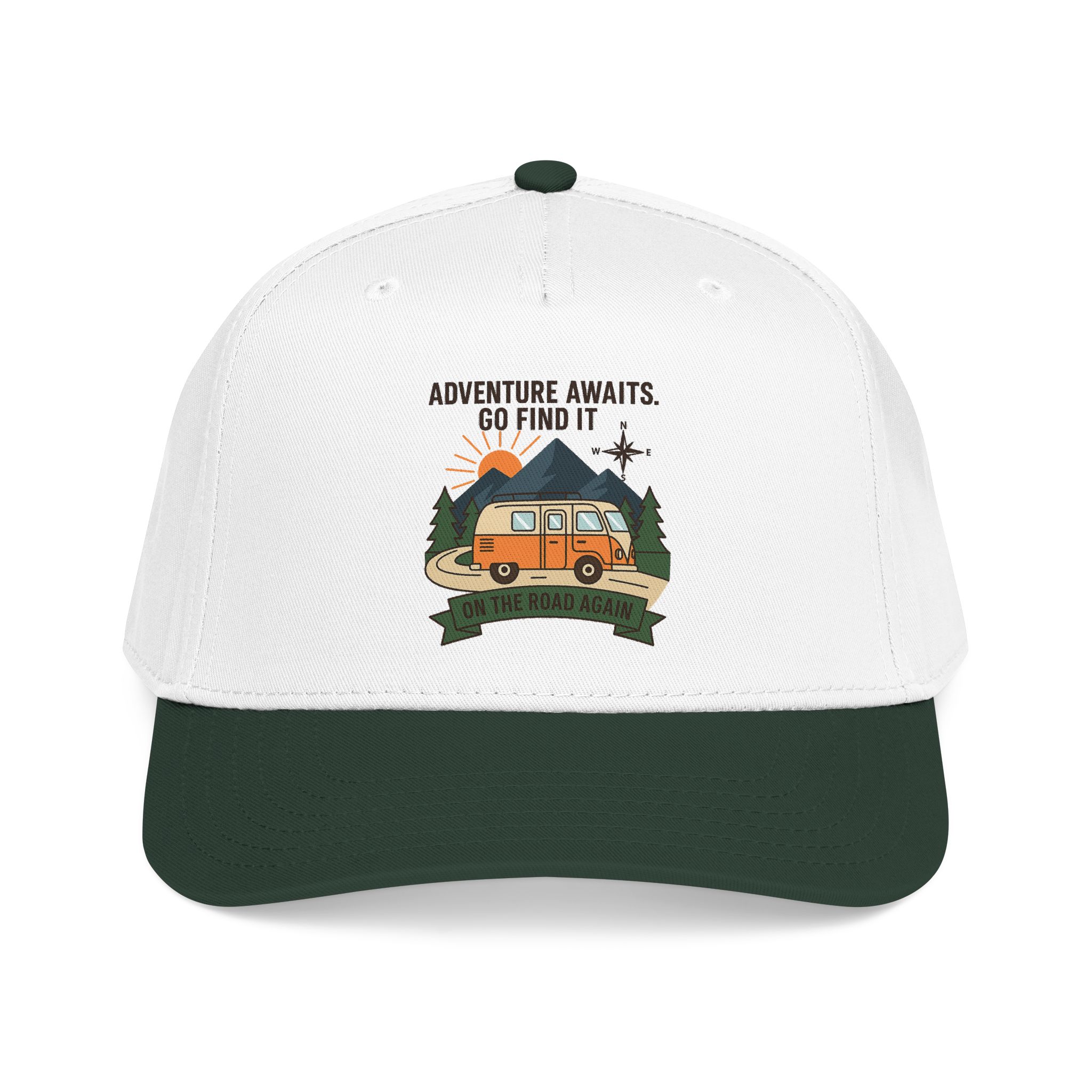 Baseball Cap - "Adventure Awaits" Outdoor Travel Hat